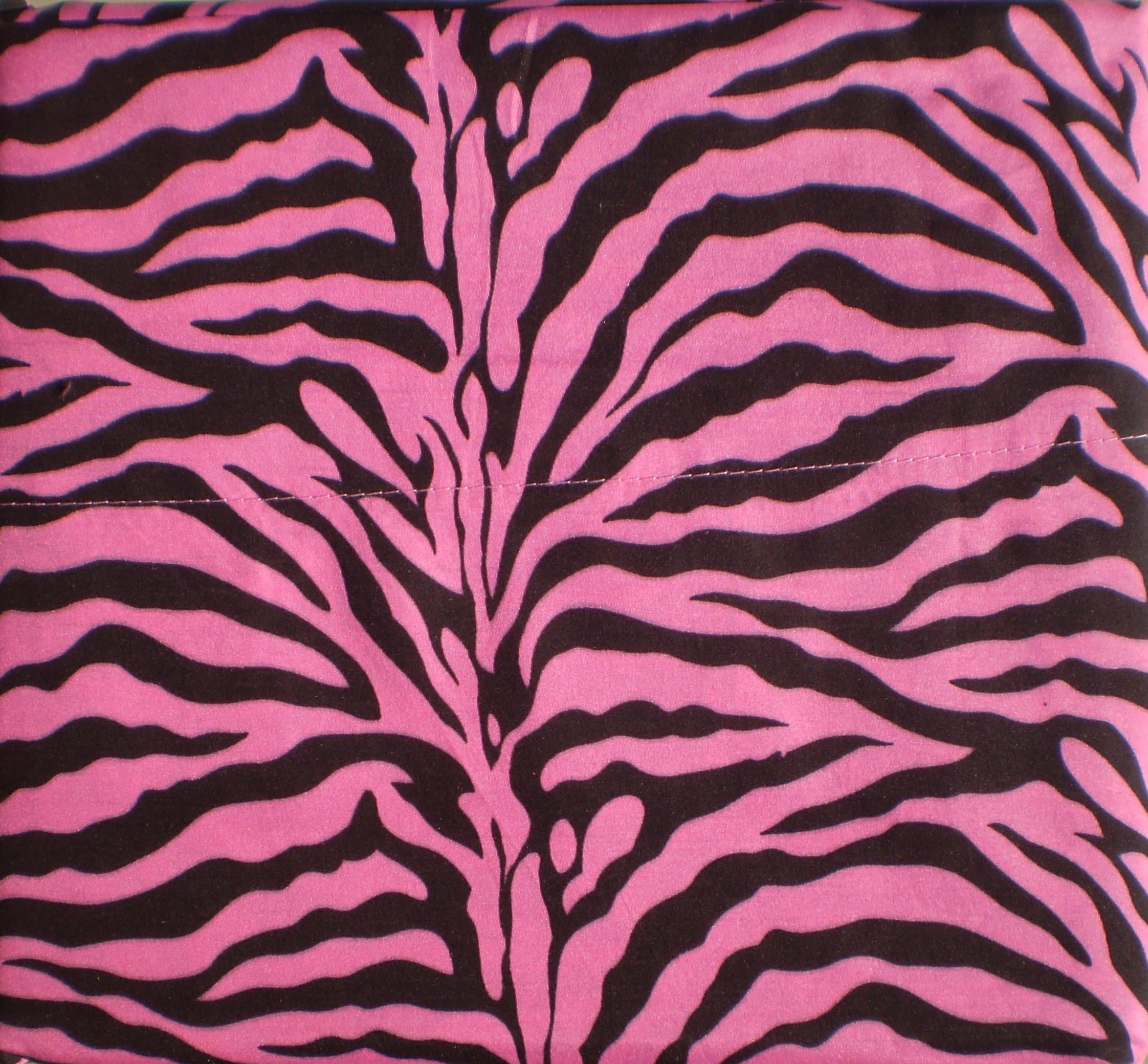 Hot Pink Zebra Print Queen Size Sheet Set 4 PC Safari Animal Print Bedding