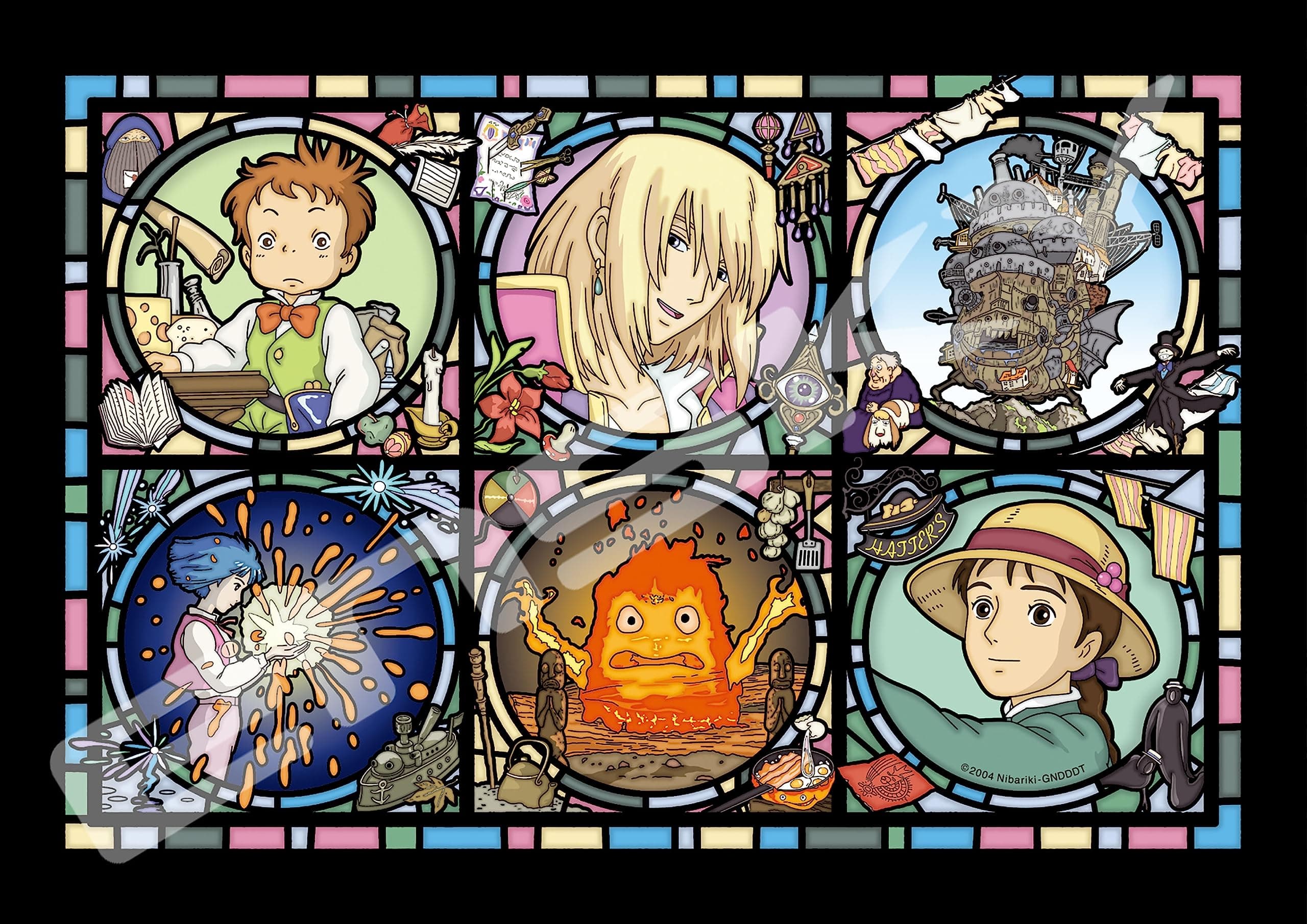 Howl's Moving Castle - The Magical Castle, Art Crystal Jigsaw Puzzle (208-AC27)