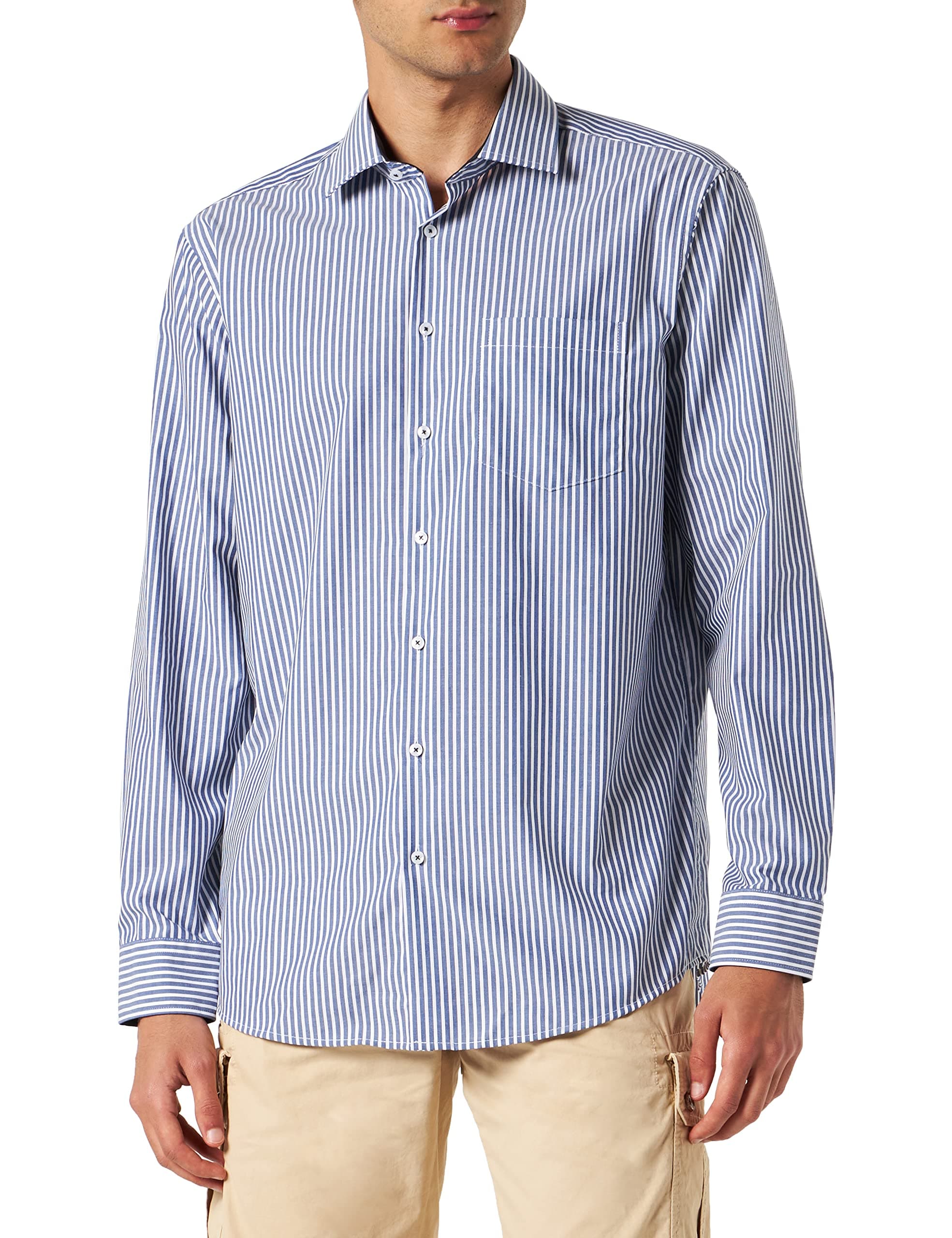 SeidenstickerMen's Regular Fit Long-Sleeved Shirt