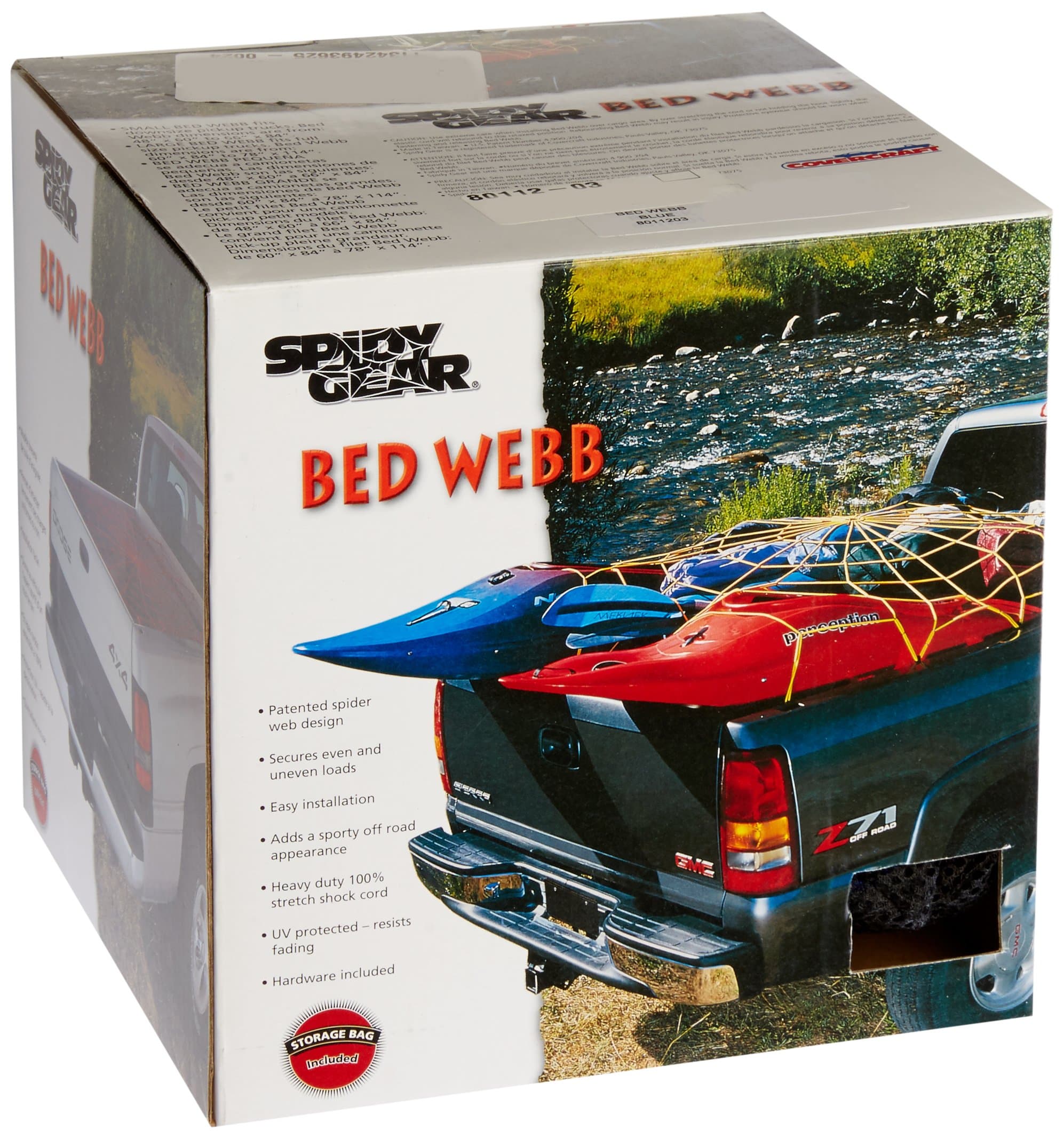 80112-03; Small Blue Load Security 'Bed Webb'