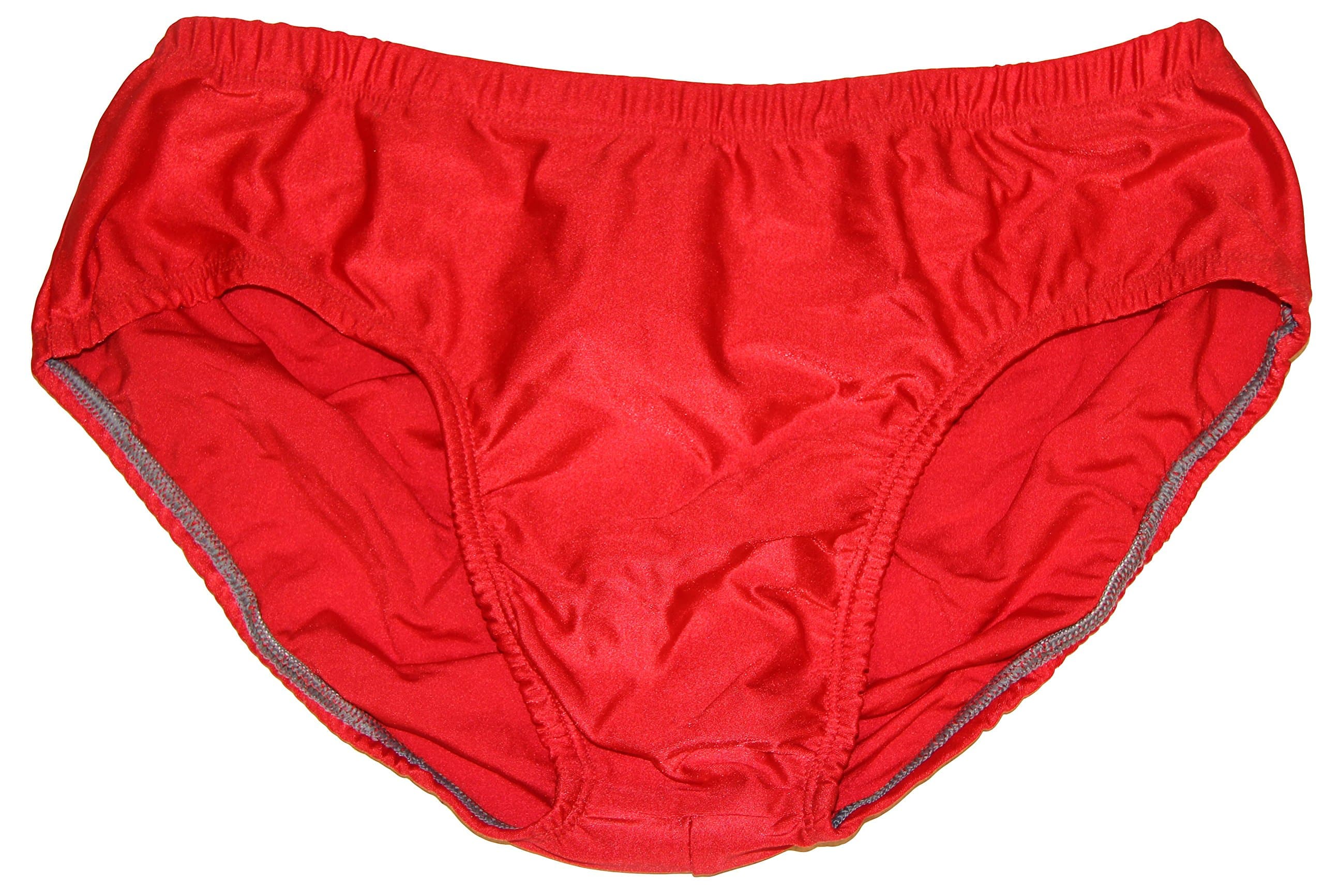 Hulkamania Wrestling Swimming Spandex Briefs Shorts (X-Large, Red) [Misc.]