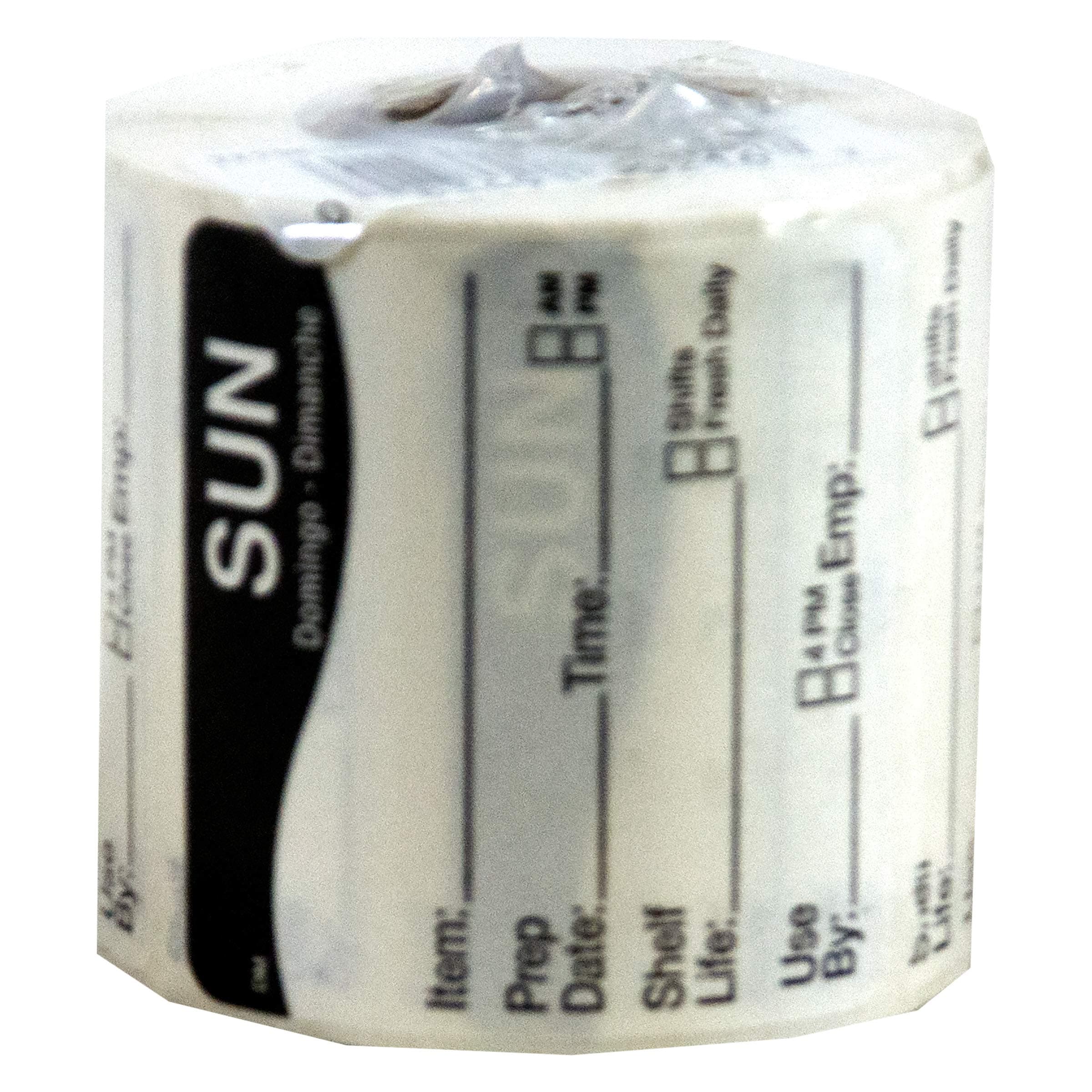 DayMark Safety Systems DissolveMark IT112213 "Sun" Day of The Week Label, 2" x 2" (Roll of 250)