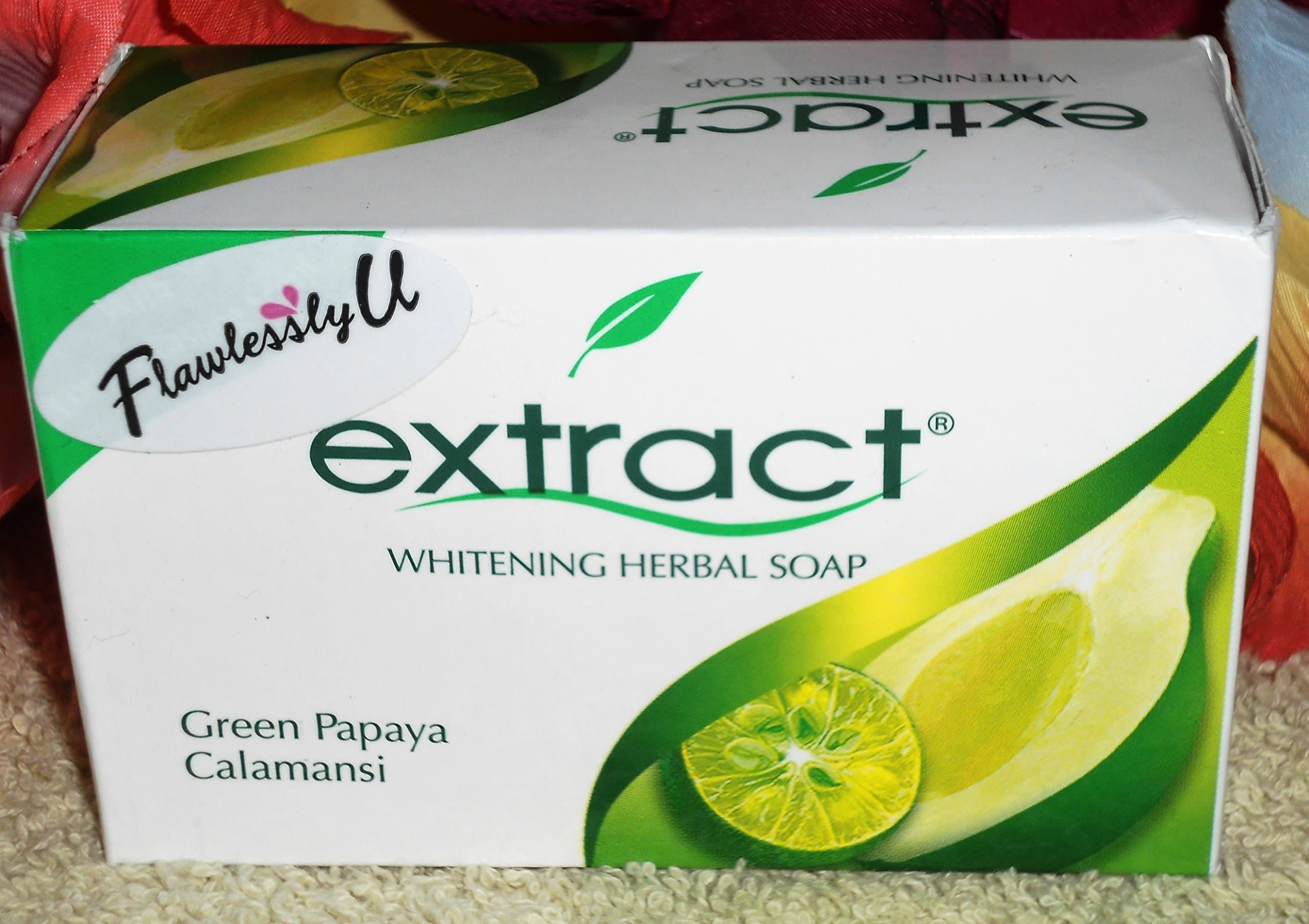 Extract Green Papaya Calamansi Skin Whitening Soap by Splash Corporation - 125 grams