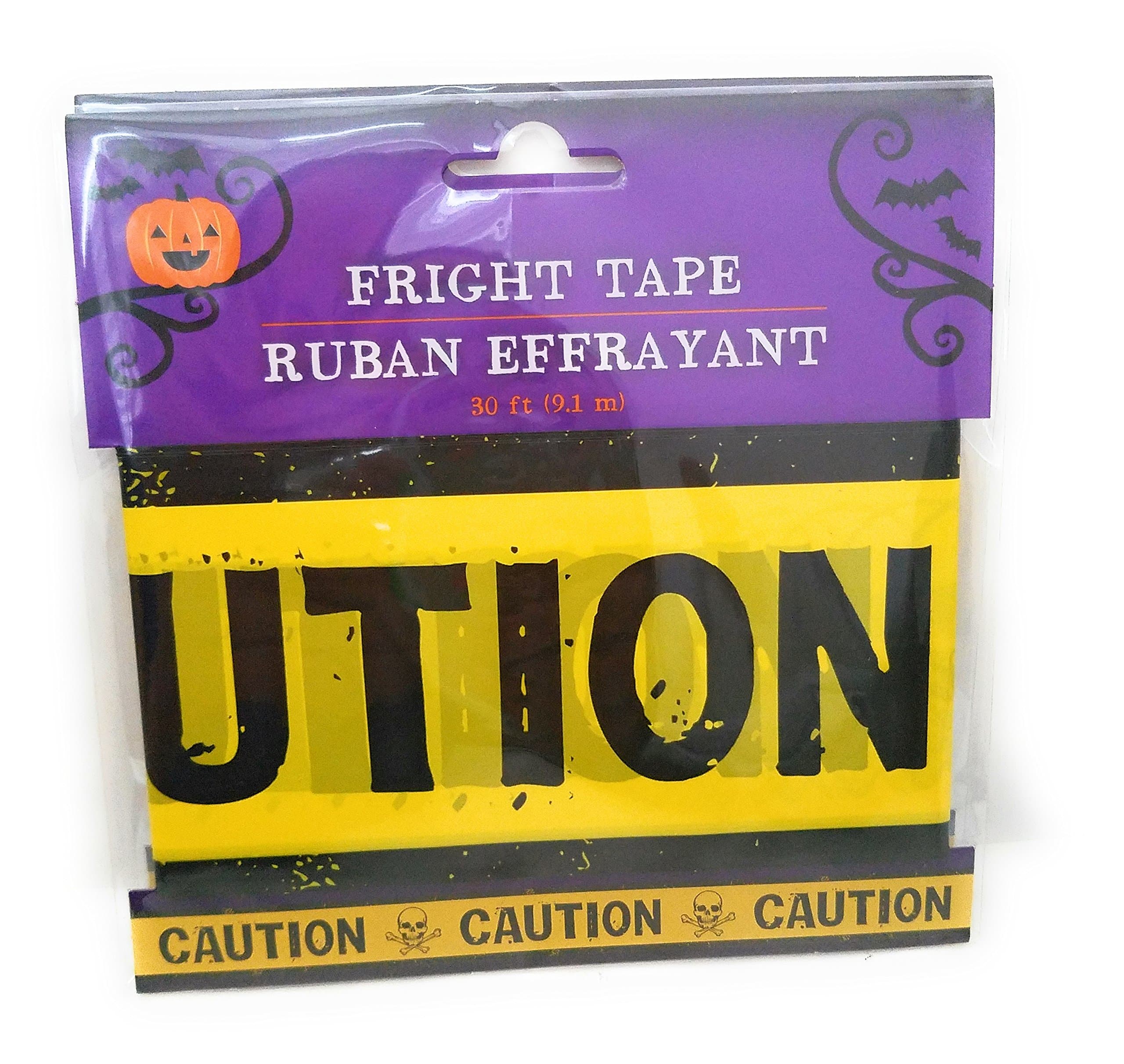 Halloween Fright Tape Yellow Do Not Enter (2 Pack)