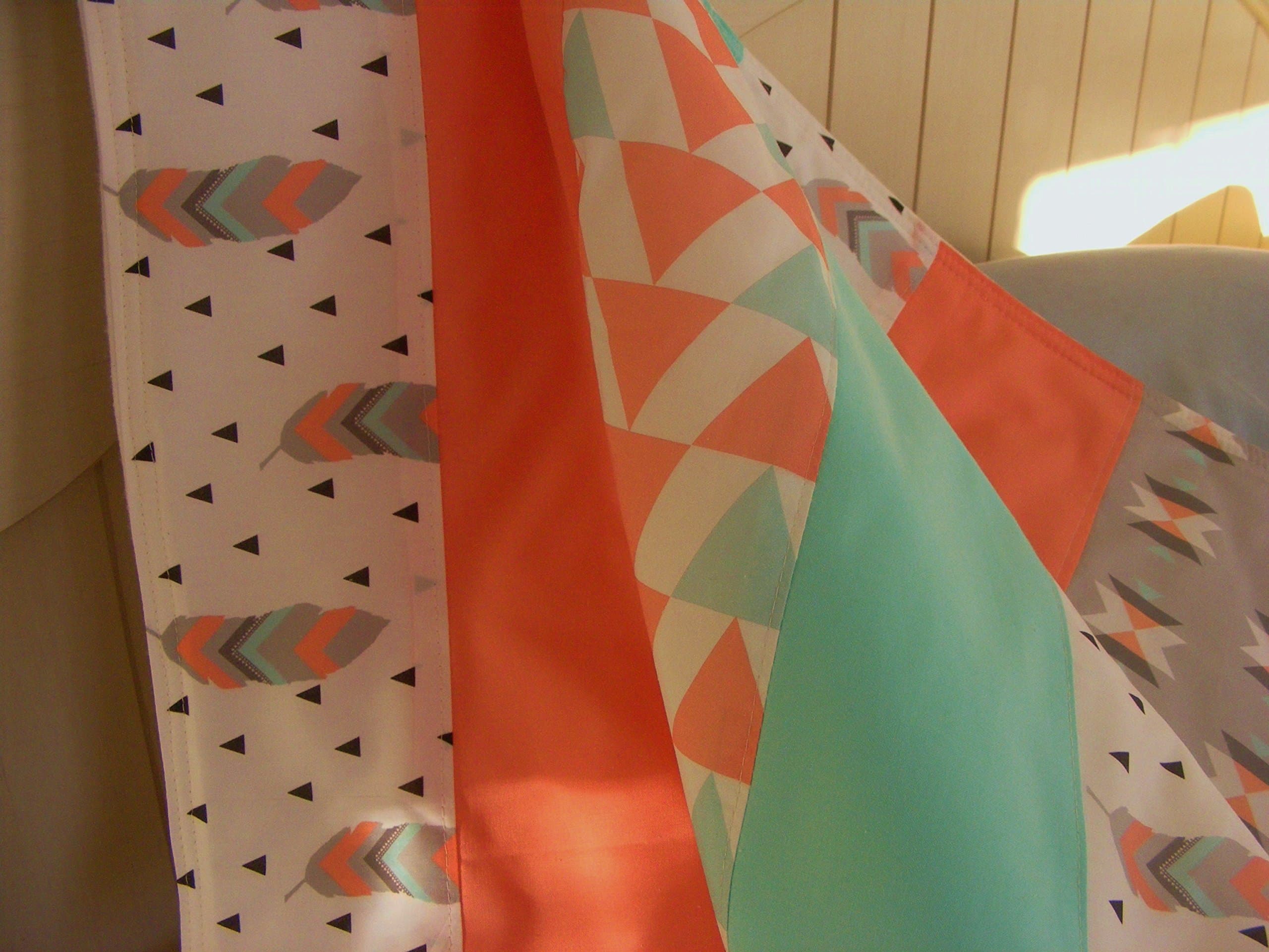 Tribal Feather Nursery Crib Stroller Baby Blanket