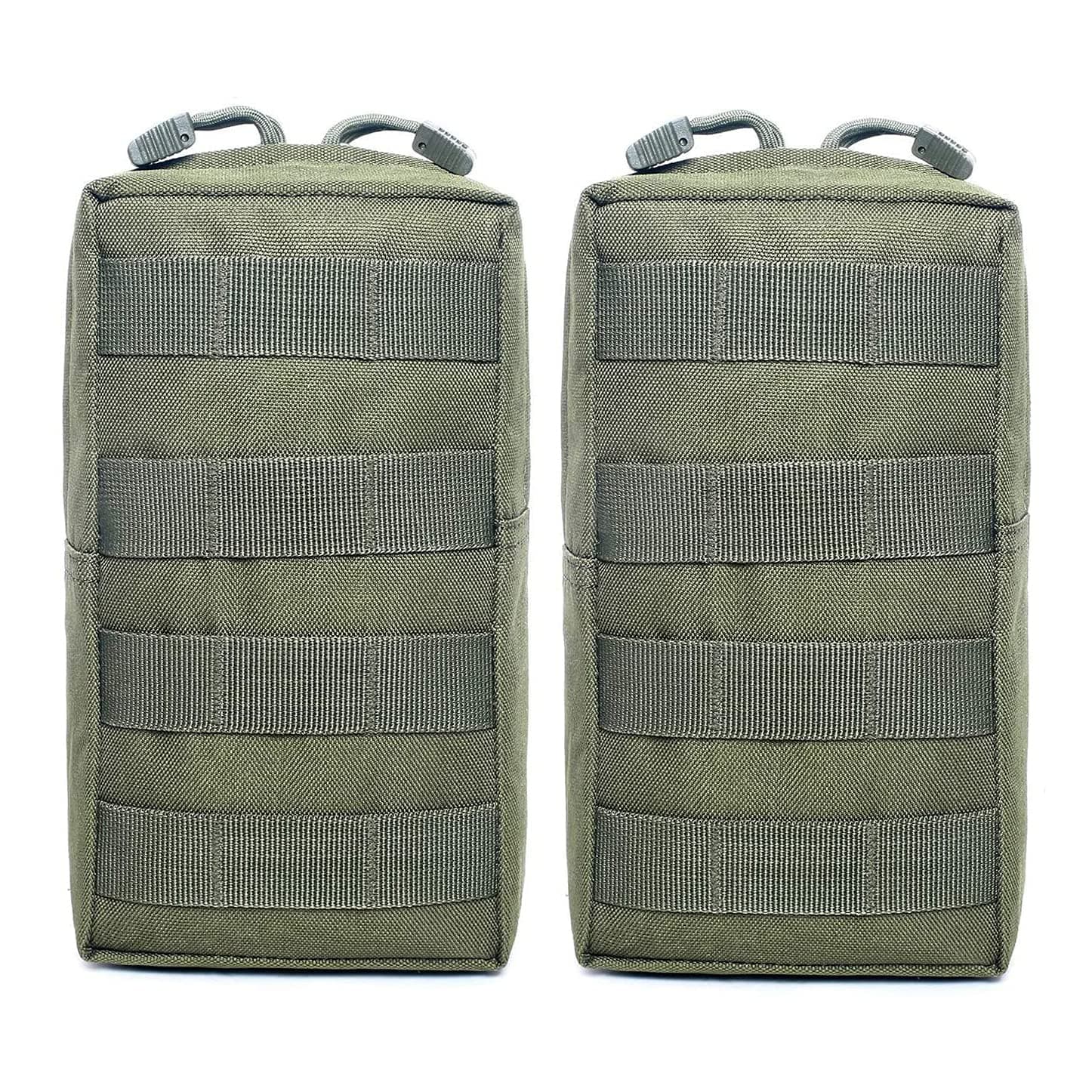 Tacticool 2 Pack Molle Pouches - Tactical Compact Water-Resistant EDC Pouch