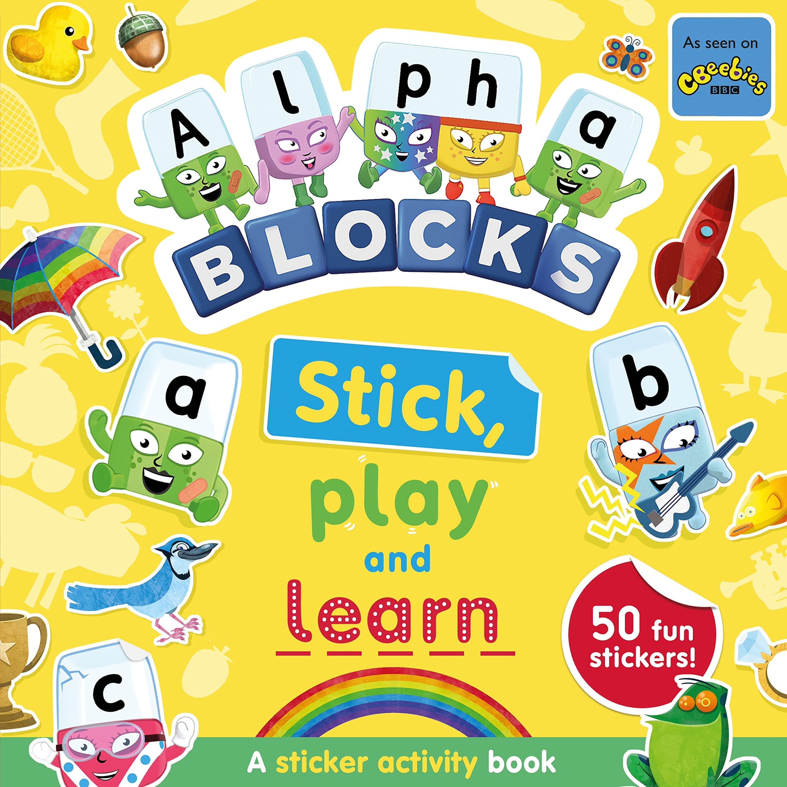 Alphablocks Stick, Play and Learn: A Sticker Activity Book (Numberblock Sticker Books)