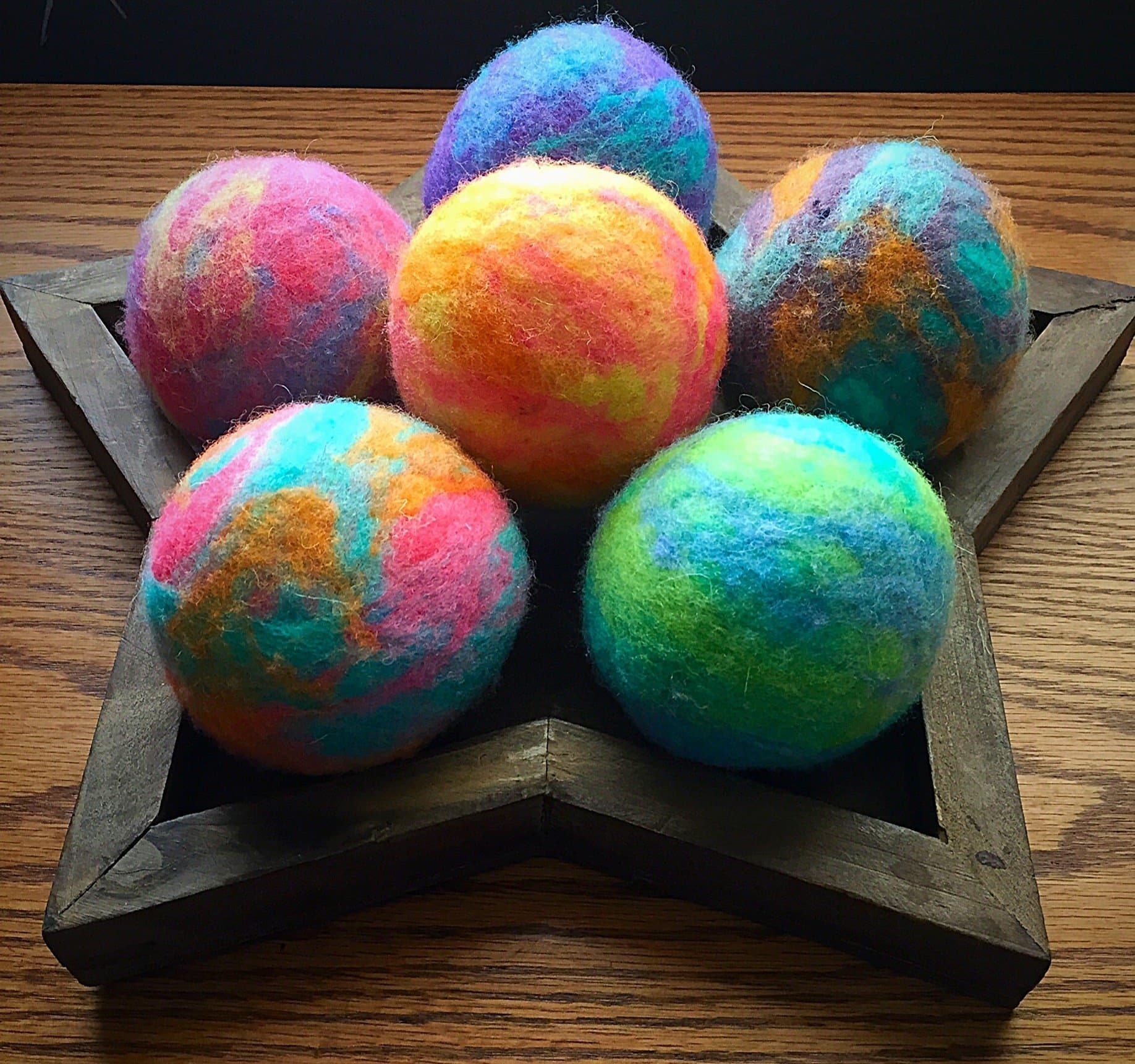 Dryer Balls The Doces Tye Dye Collection