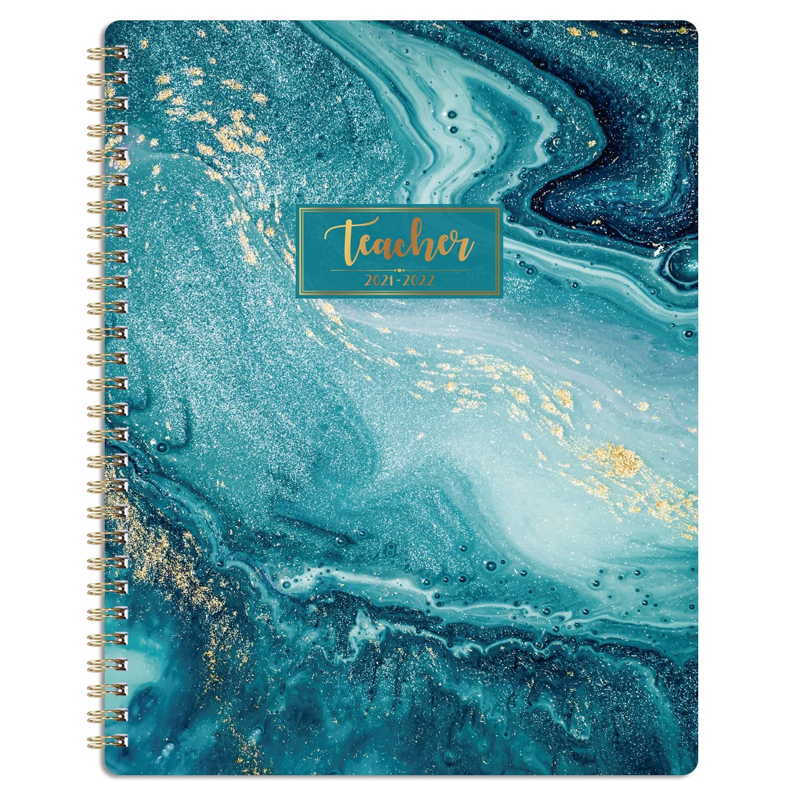 Teacher Planner 2022-2023 - Academic Planner 2022-2023, July 2022 - June 2023, 8'' x 10'', Lesson Plan Book, Weekly & Monthly Lesson Planner with Quotes - Classic Blue