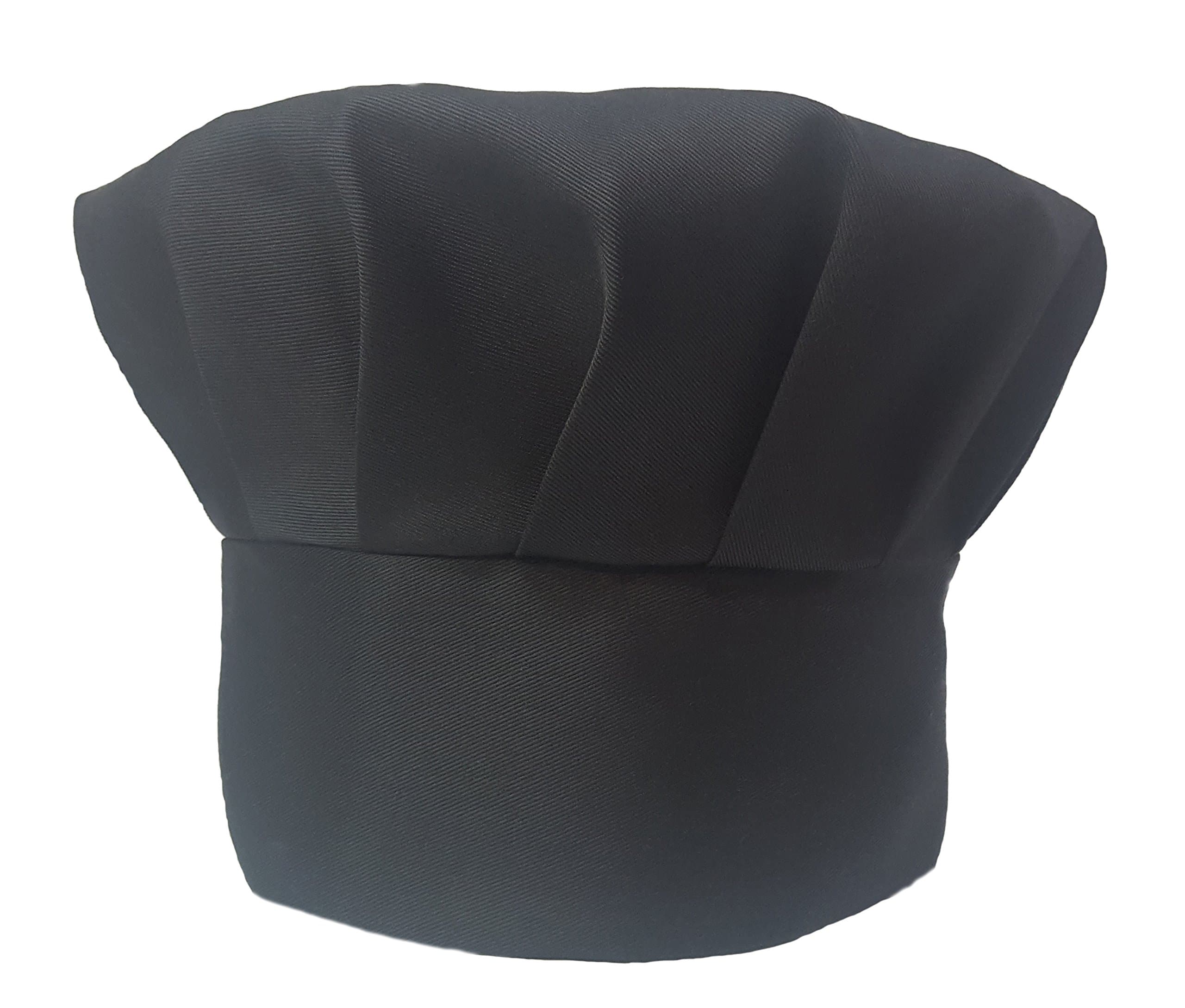 Obvious Chef - Black Chef Hat - Adjustable Fit - Adult (Black)
