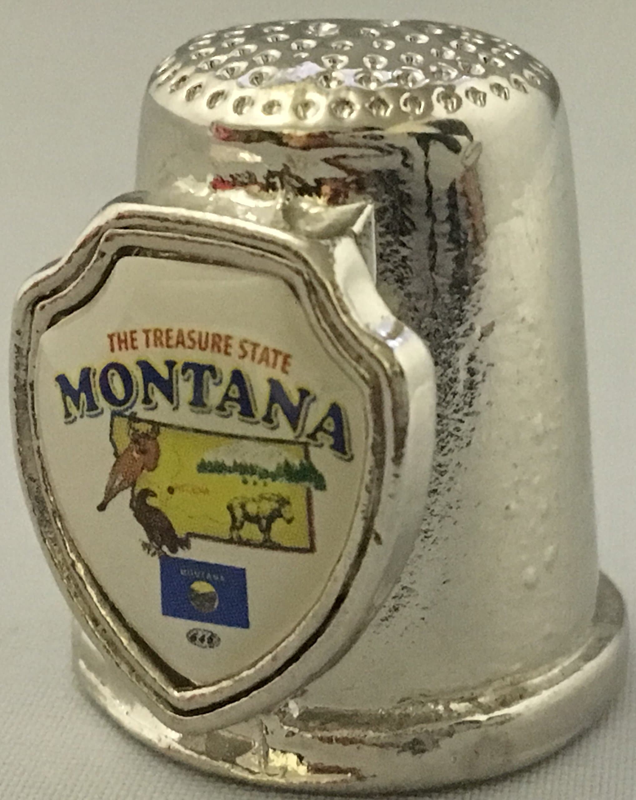 Souvenir Thimble - Montana - MT