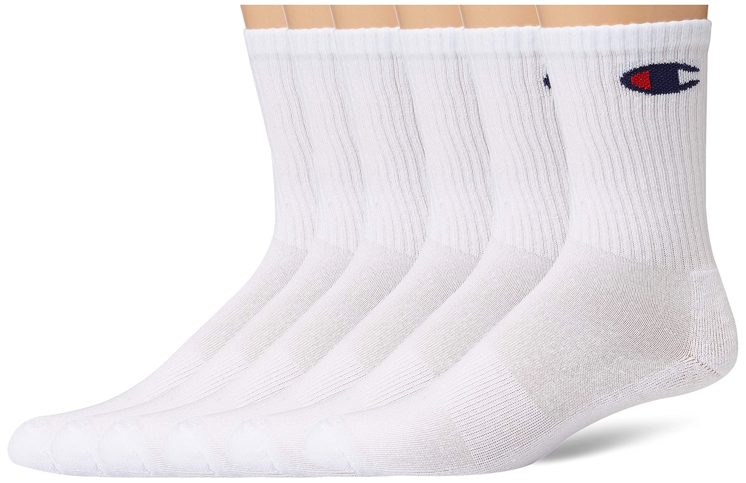 Champion mens Crew Socks – Moisture-wicking Athletic Socks With Cushioning & Arch Support (Size 6-12)