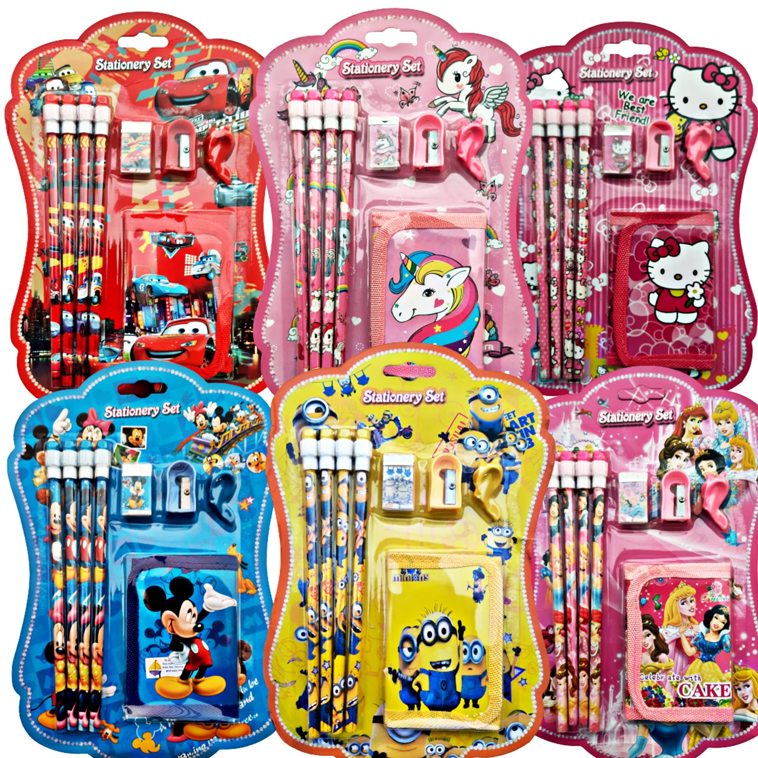 MSGH Stationery Set/Birthday Party Return Gift (PACK OF 12)