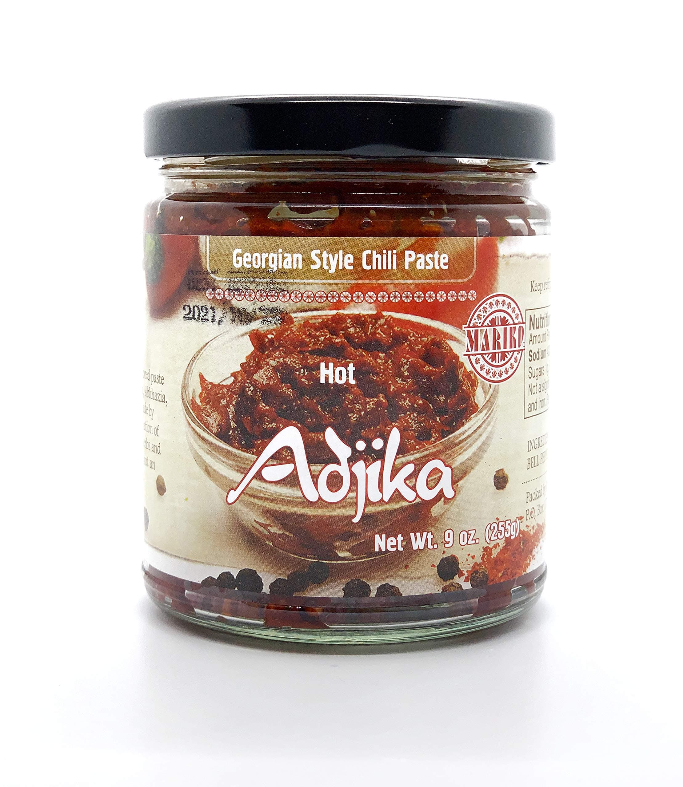 - Adjika-Georgian Style Chili Paste (HOT) 1 Jar 9 OZ (255g)