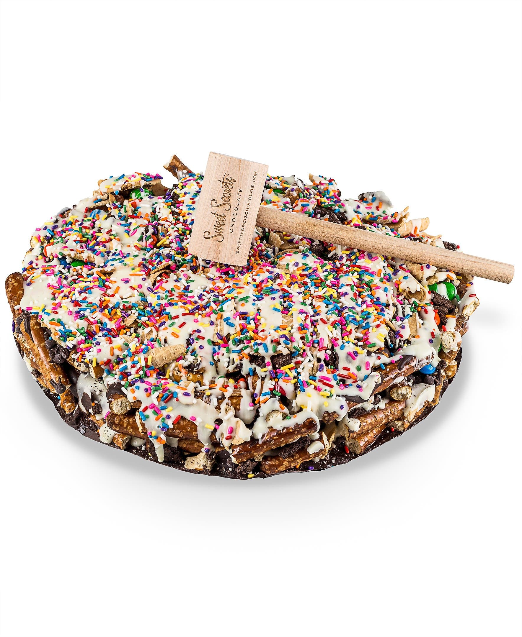 Original Chicago Style Chocolate Pretzel Pizza - Large (12", 3.5lb, Serves 15 - 32)