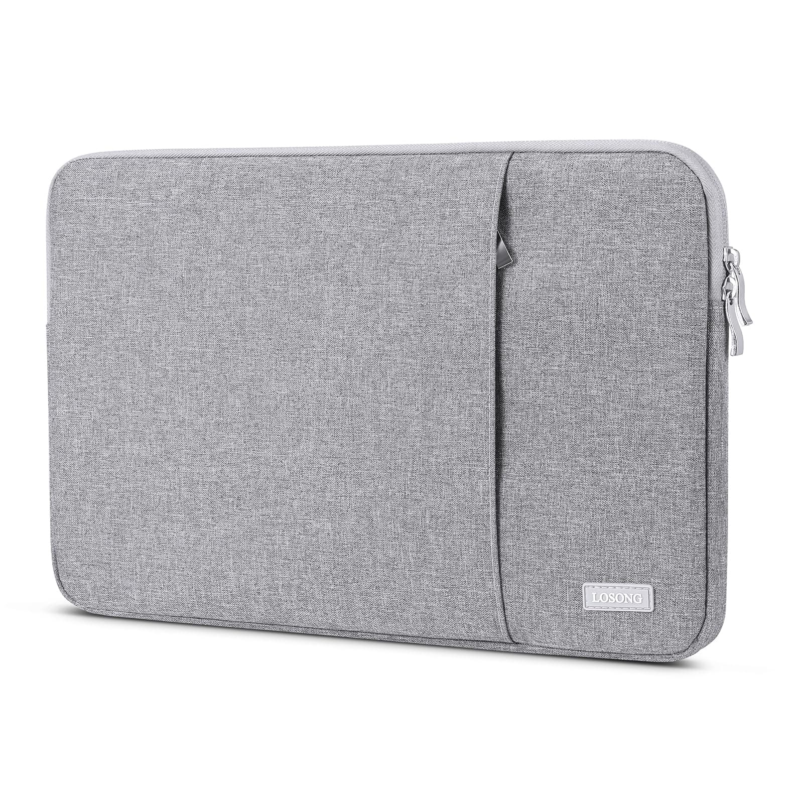 17.3 Inch Portable Monitor Case, Protective Carrying Sleeve for Most 17.3 Inch Portable Monitors, Water Resistant Laptop Display Bag with Accessory Pocket, Size-16.3"x10.6" Gray
