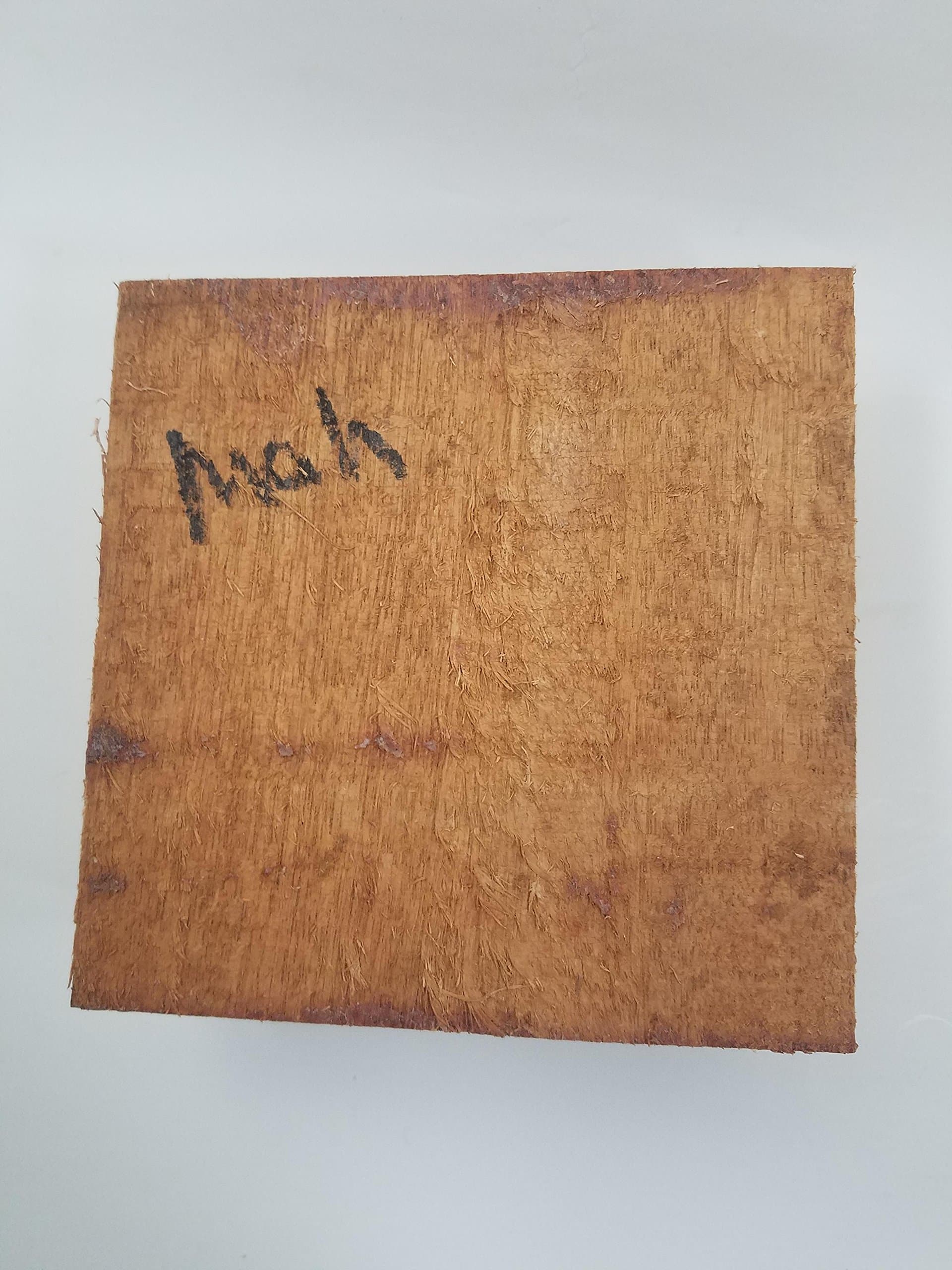 One African Mahogany Bowl Blanks Kiln Dried Wood Lumber Blocks 6" X 6" X 3"