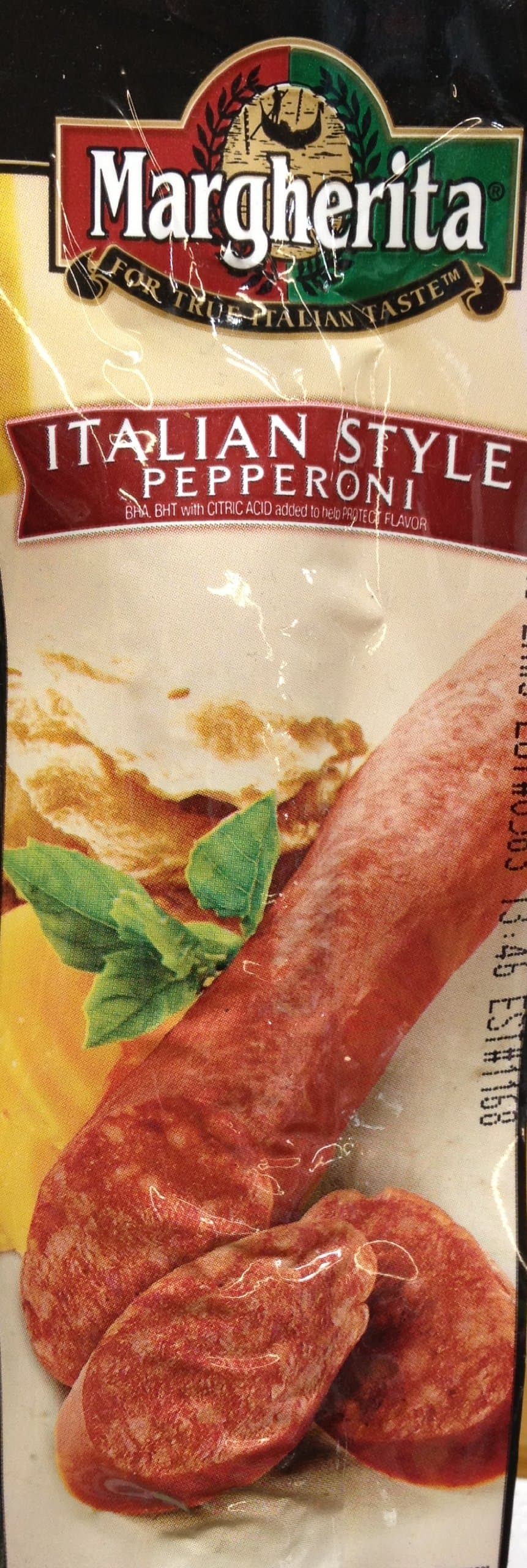 7oz Margherita Italian Style Pepperoni Chub, Skinless, Pack of 1