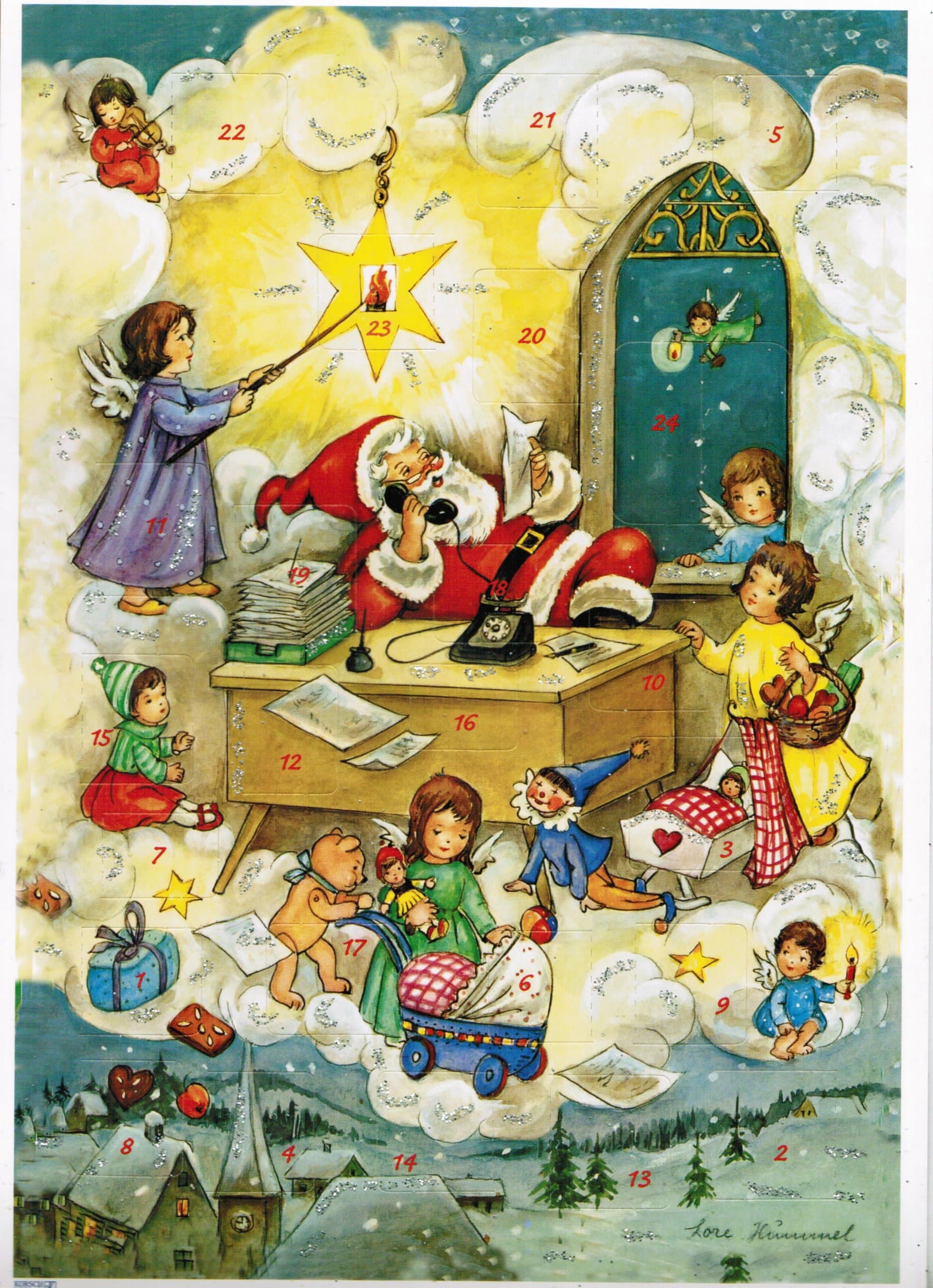 Santa Advent Calendar