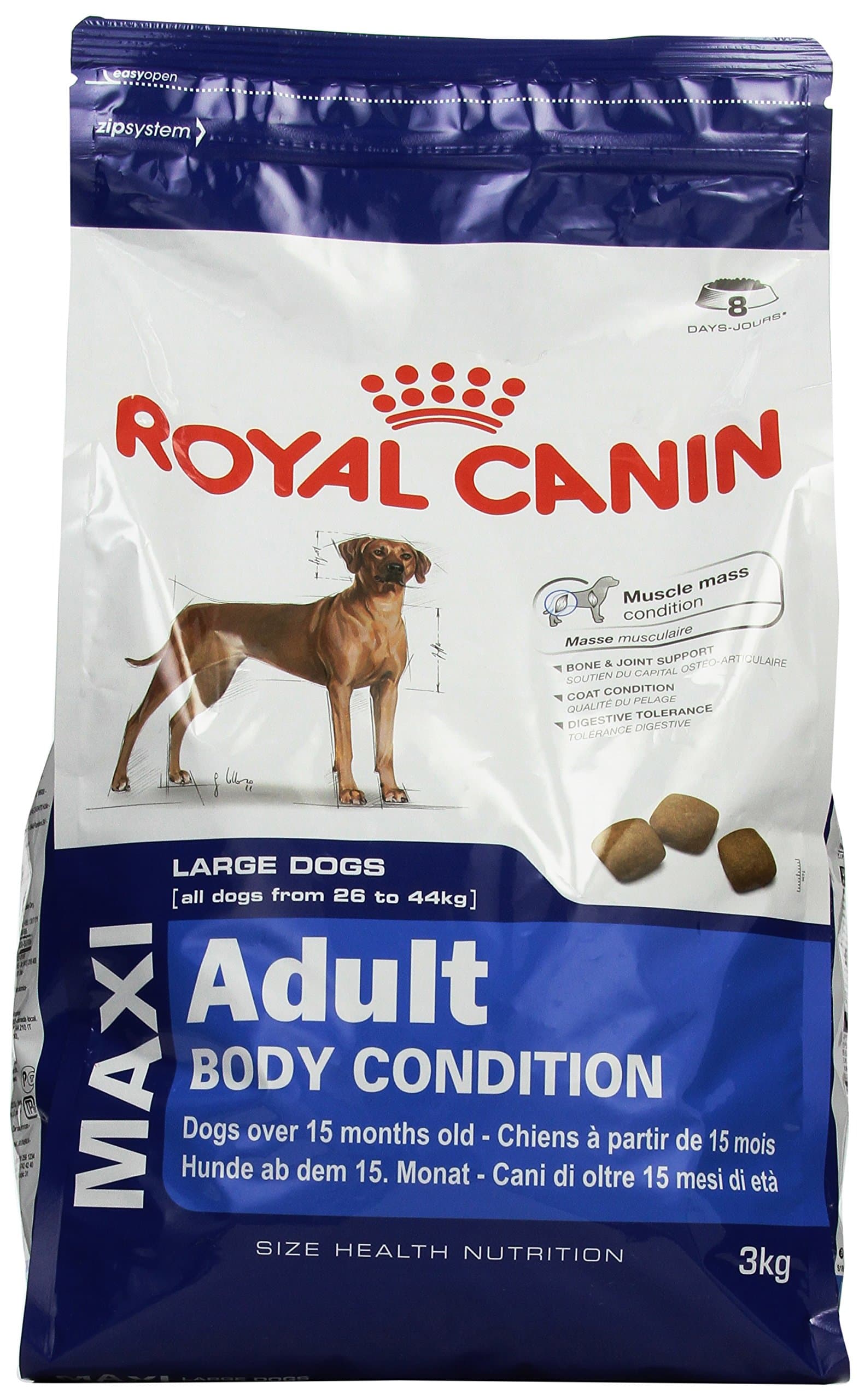 ROYAL CANIN Maxi Body Condition Dog Food 3 kg (Pack of 1 x 3 Kg)