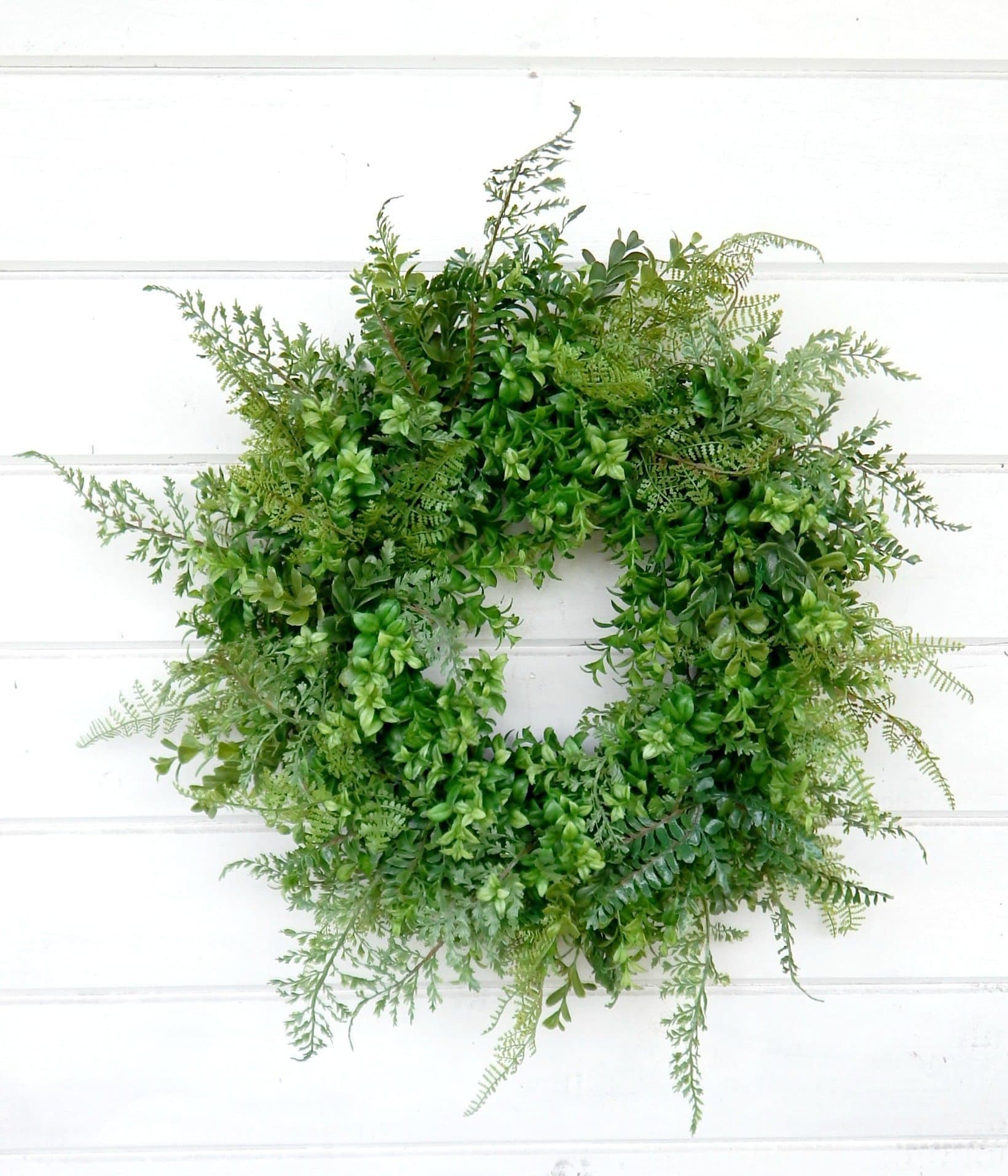 Boxwood Wreath, Fern Wreath, Fall Wreath, Year Round Wreath, Winter Wreath,Spring Wreath,Summer Wreath,Farmhouse Wreath, Home Decor, Housewarming Gift, Door Wreath, Fixer Upper Decor, Farmhouse Decor