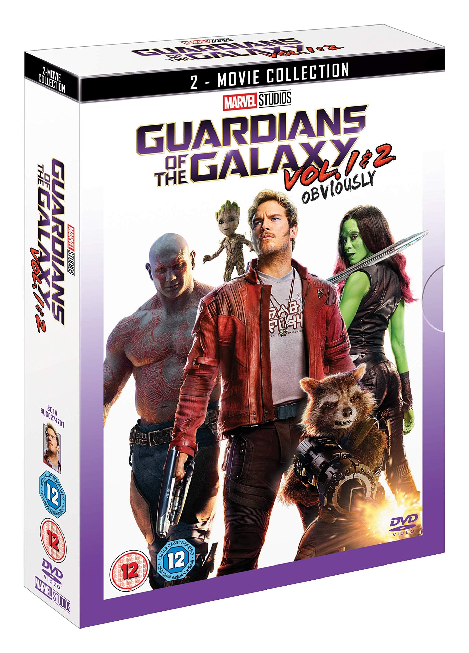 Guardians of the Galaxy & Guardians of the Galaxy Vol. 2 Doublepack [DVD] [2017]