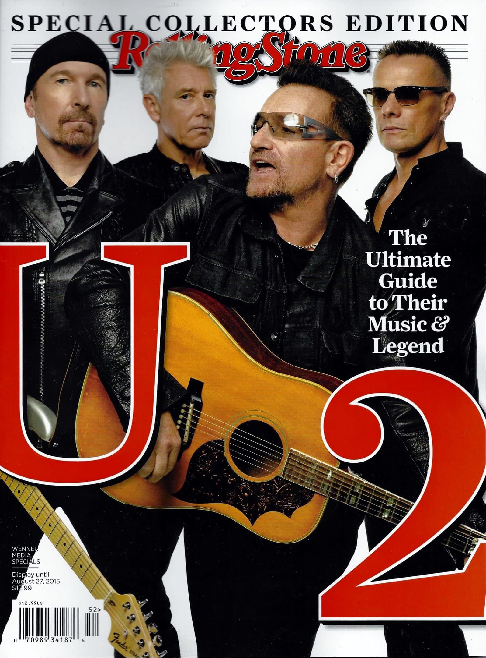 Rolling Stone Magazine U2 2015 Special Collectors Edition Magazine - Ultimate Guide to Their Music and Legend