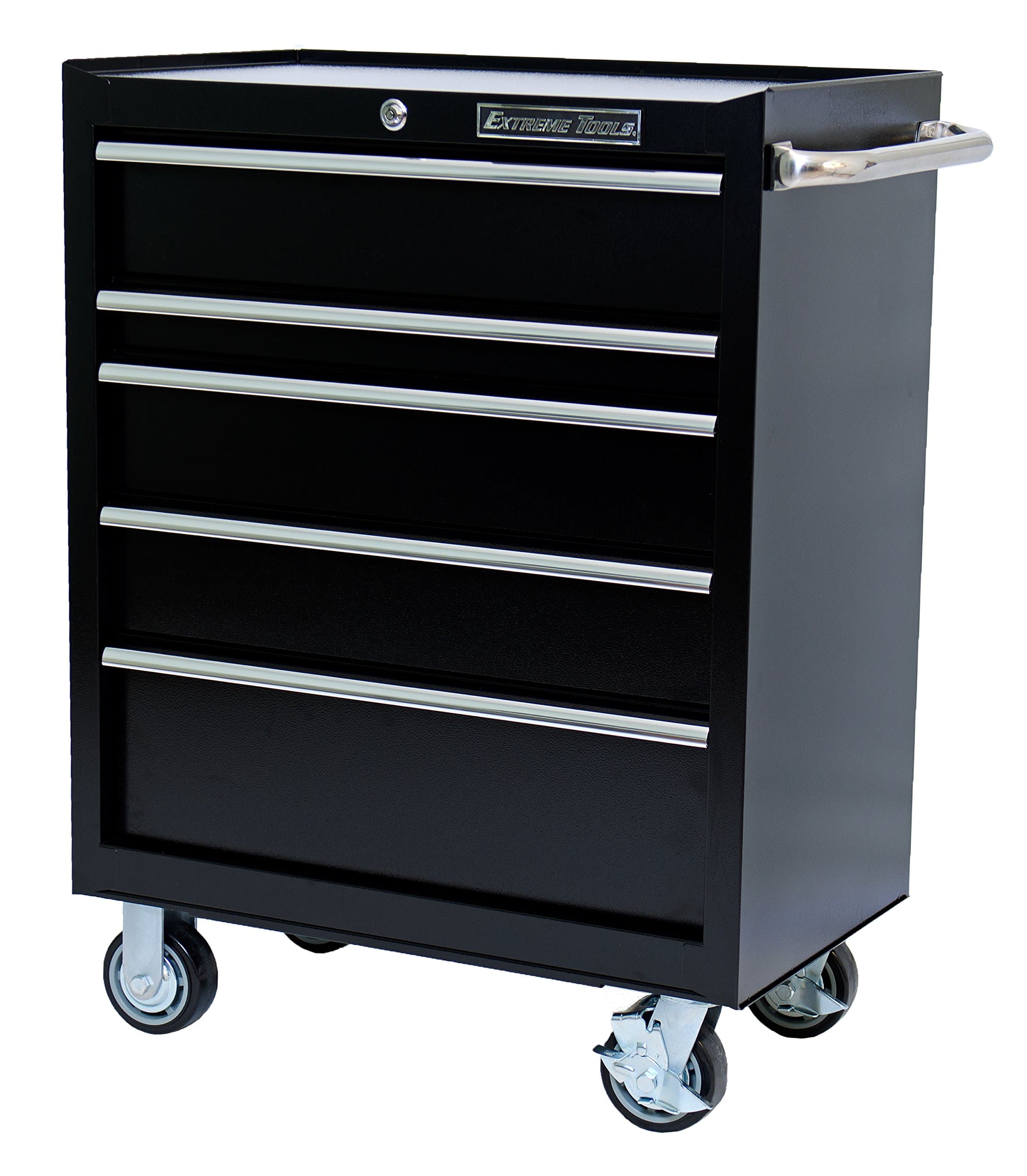 PWS302005RCTXBK Pws Series 30" x 20" 5-Drawer Roller Cabinet, Textured Black