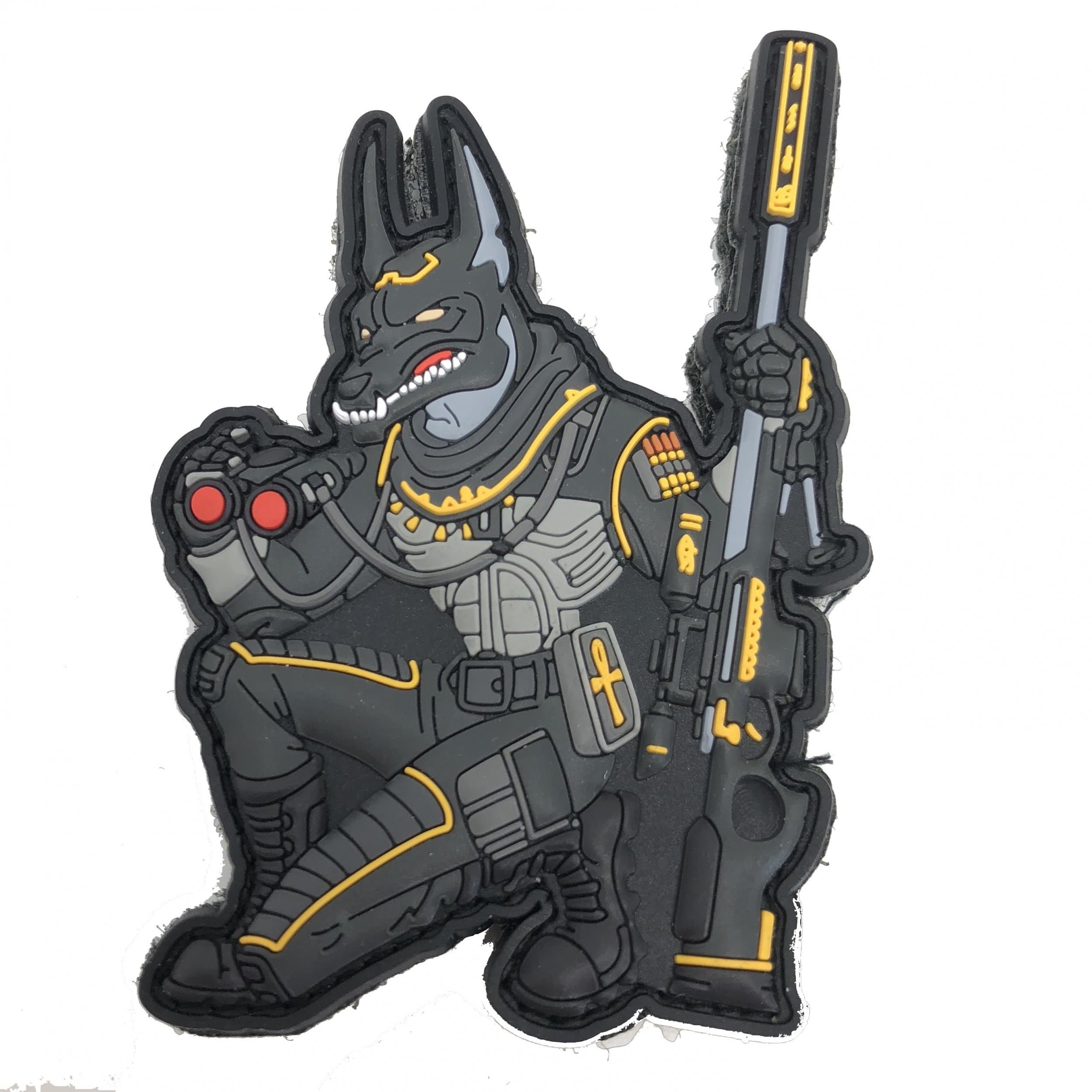 TACOPSGEARAnubis The Silent Sniper PVC Patch Badge by HIWEZ Mystic Warriors