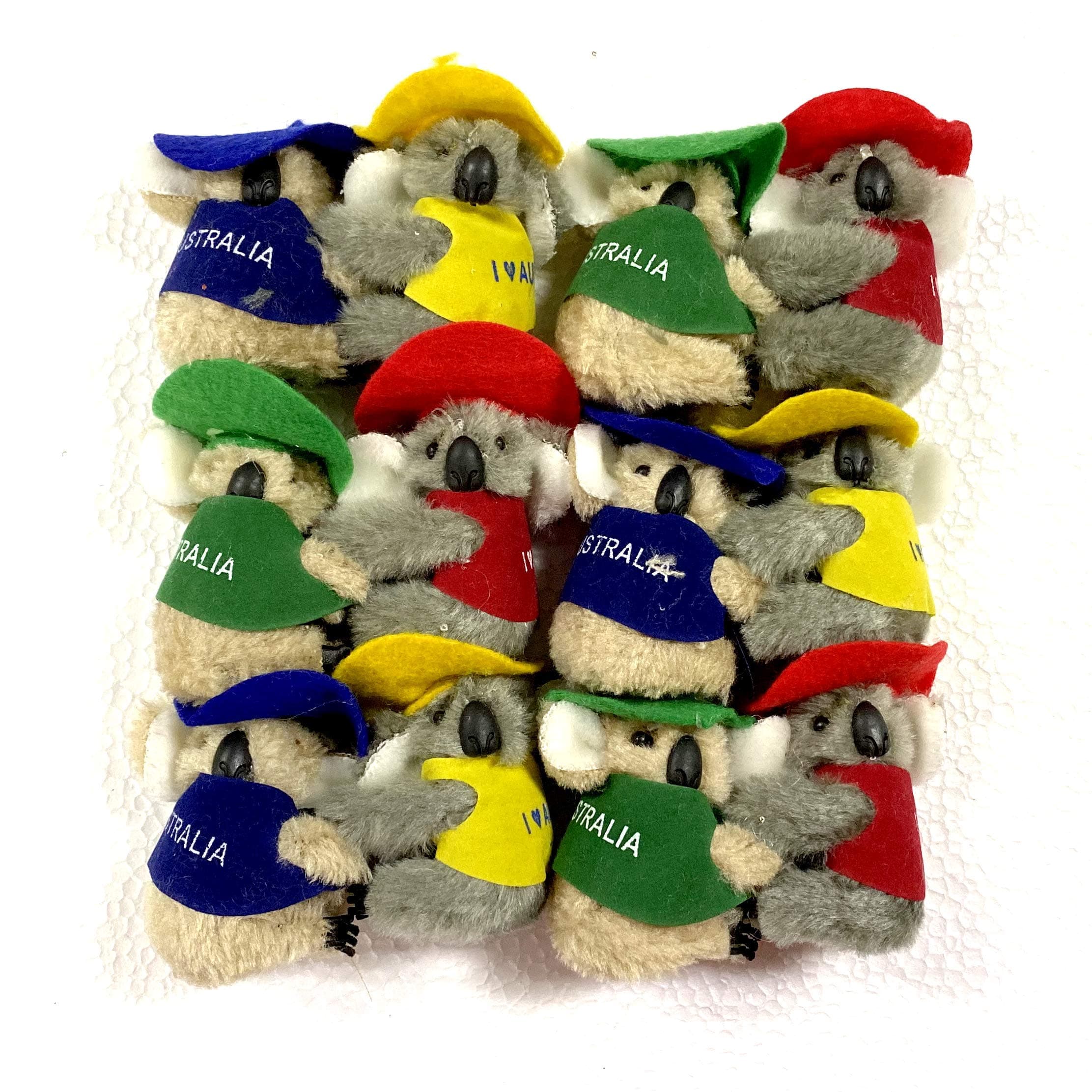 Australian Products Company Clip on Koala's with Swaggie Hats - 12 Pack
