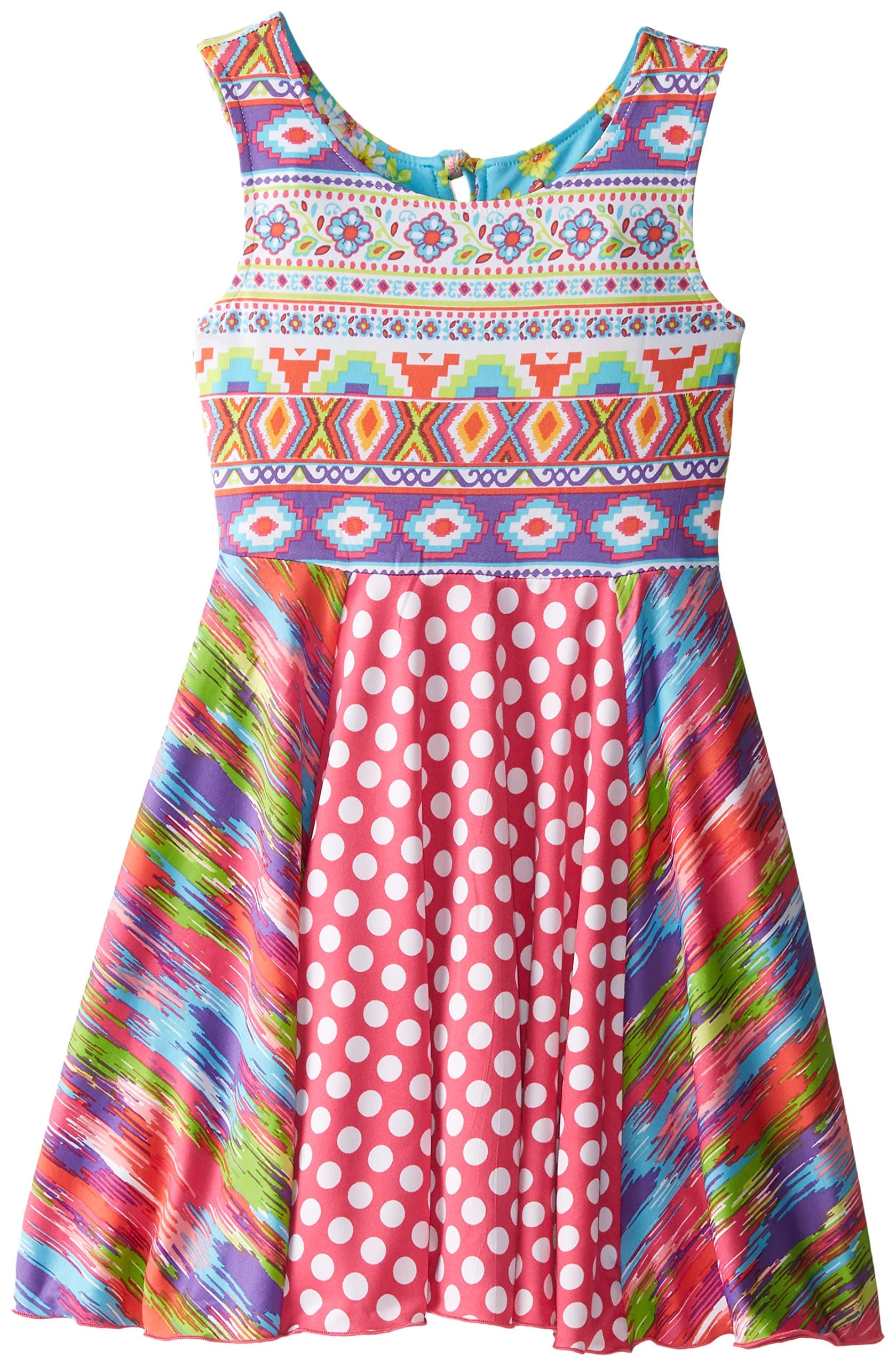 Emily West Big Girls' Flip and Twirl Reversible Dress