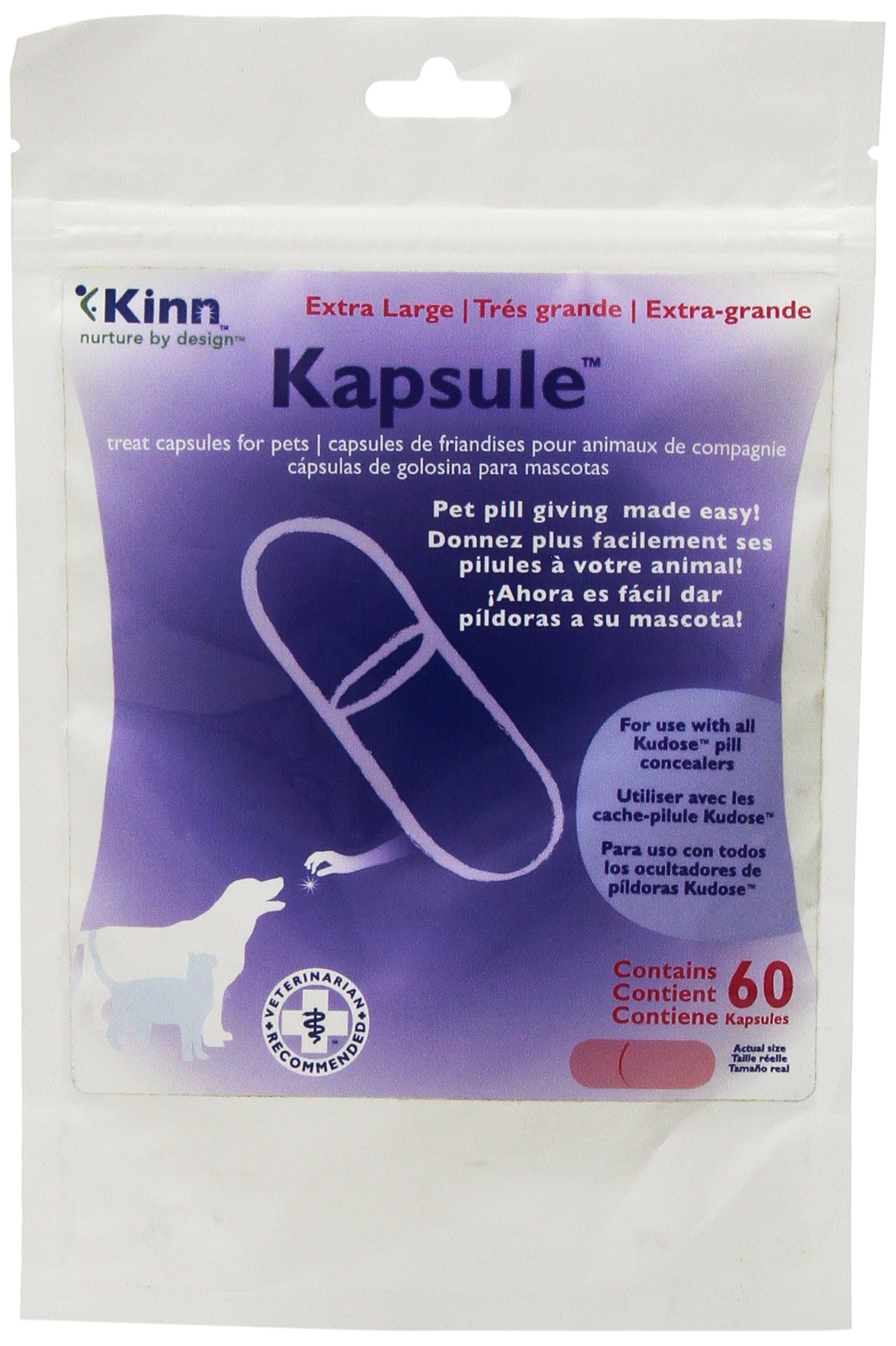 Kinn Pet Treat Kapsule, X-Large