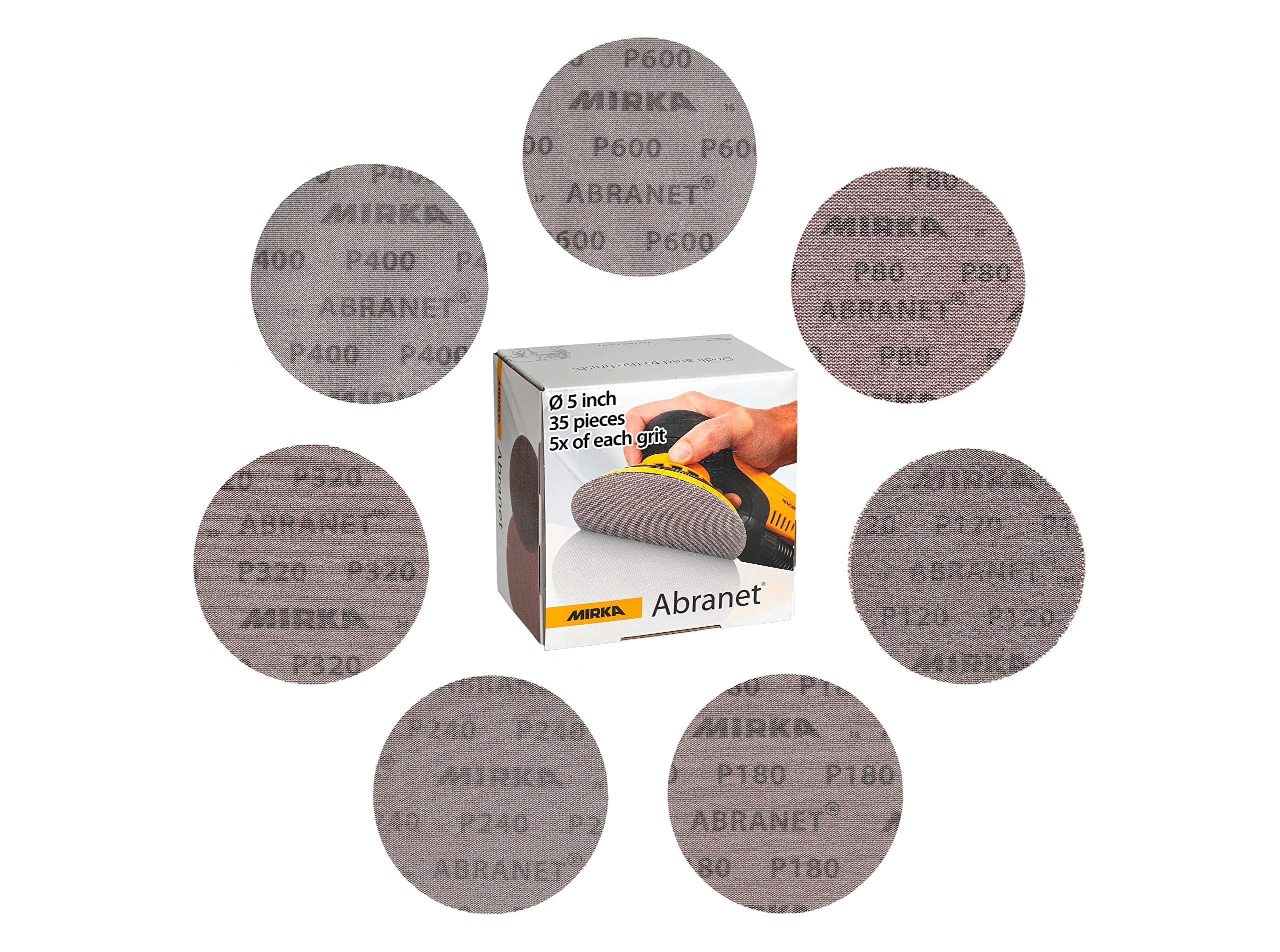 9A-232-AP Abranet 5-Inch Mesh Grip Discs