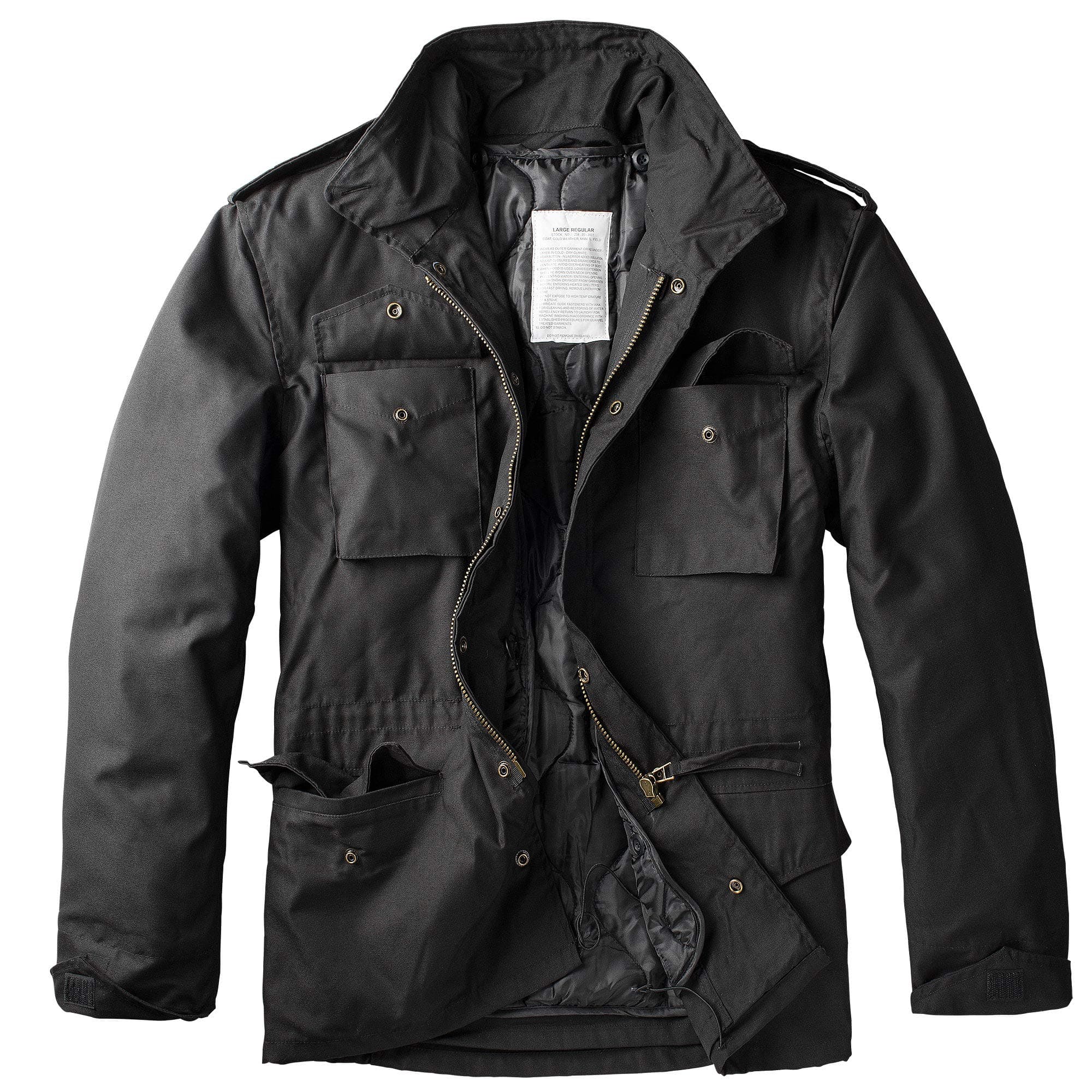 Trooper M65 Combat Jacket - S, Black