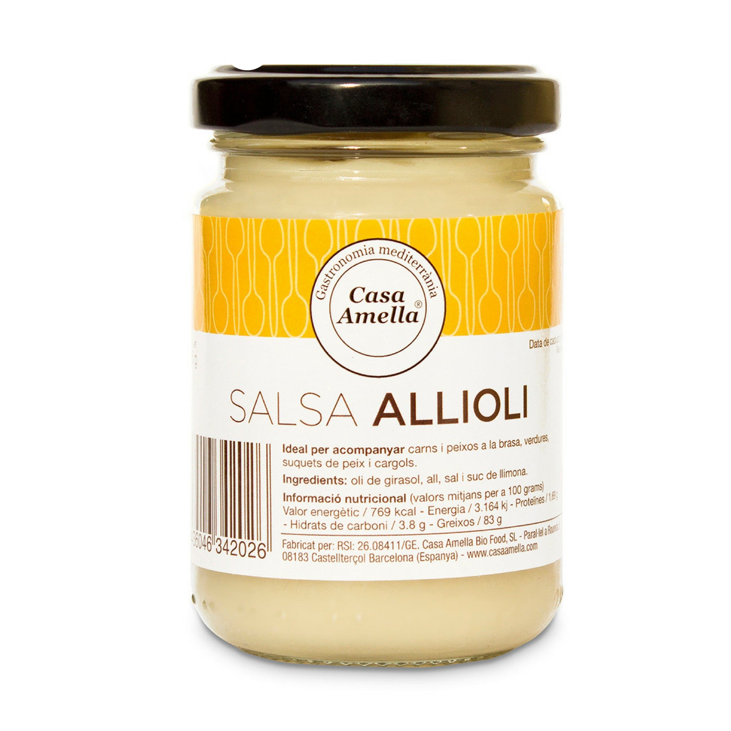 Casa Amella Spanish Artisan Allioli Sauce, 135g