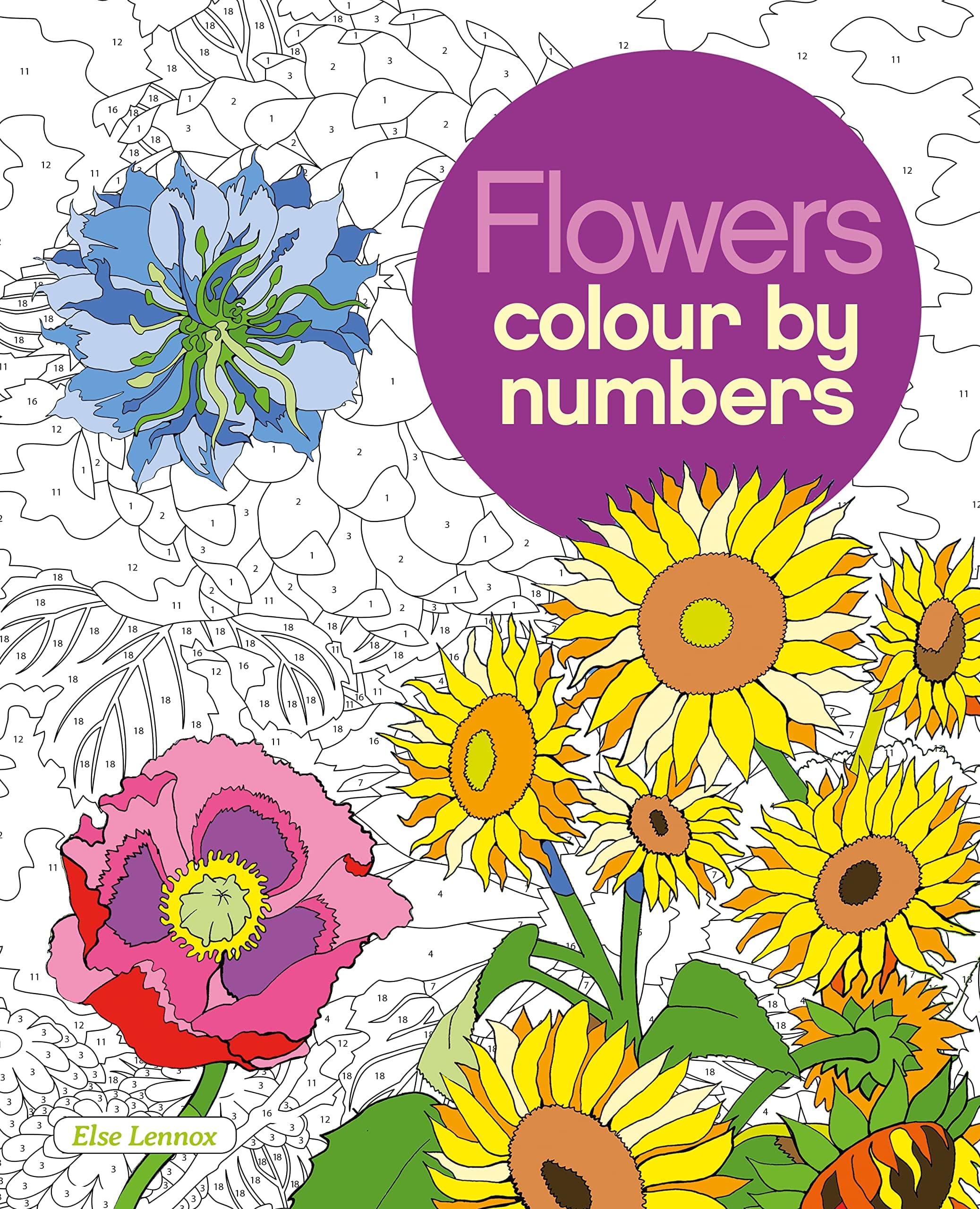 Arcturus Publishing Ltd Flowers Colour by Numbers