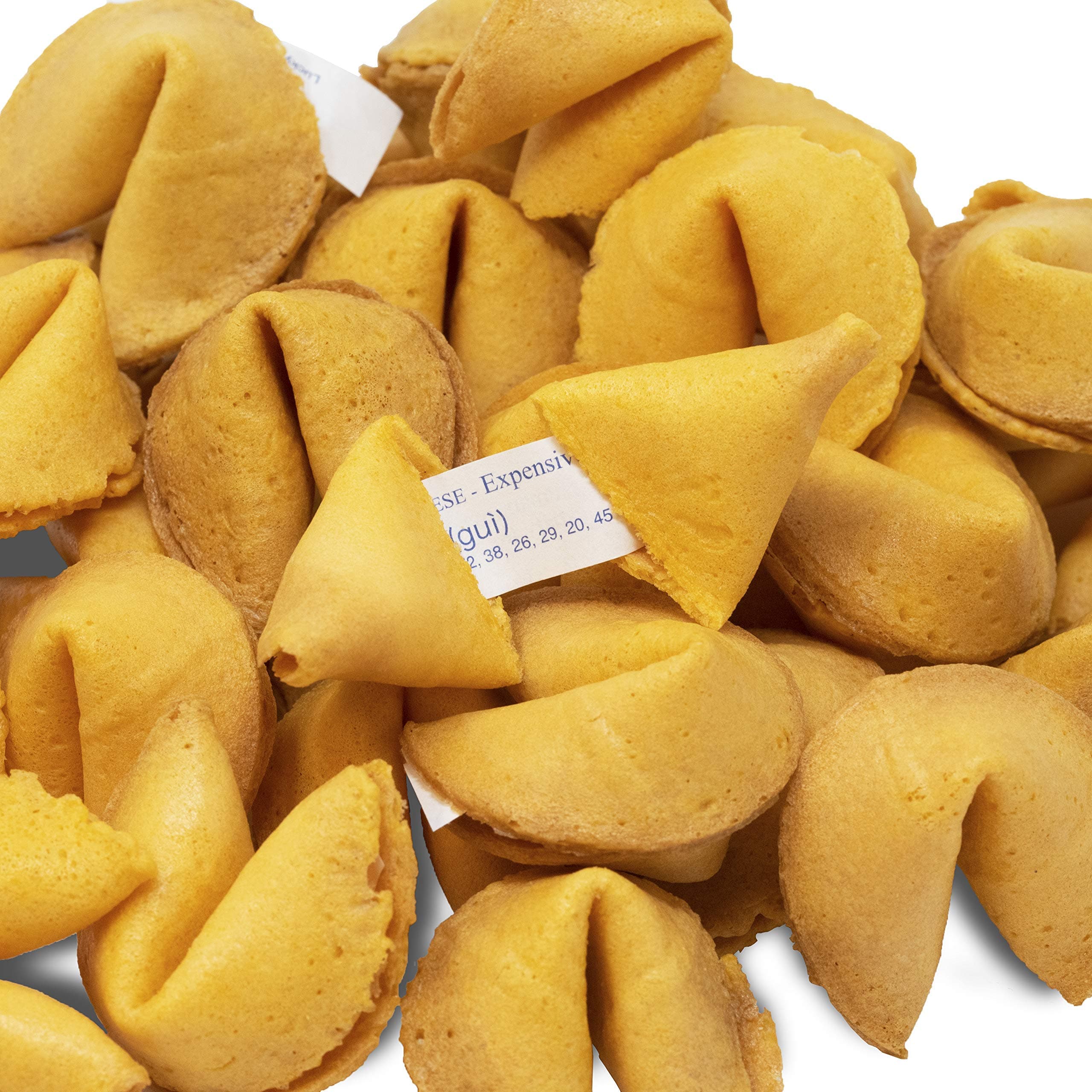 100 Individually Wrapped Fortune Cookies- Bulk Order of Tasty Fresh Fortune Cookies by American Heritage Industries (100)