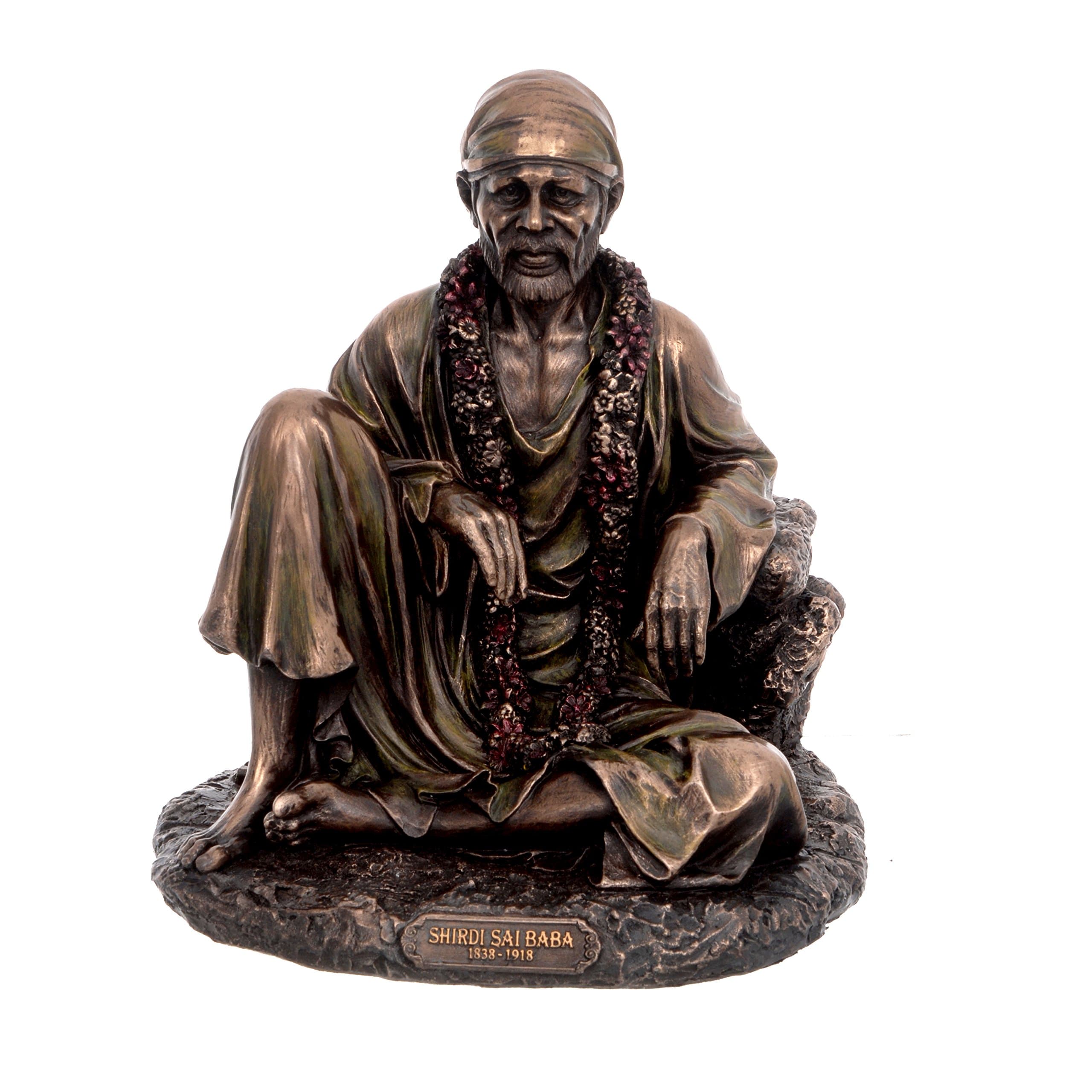 Idol Collections Sai Baba Bonded Bronze Height 7 Inches