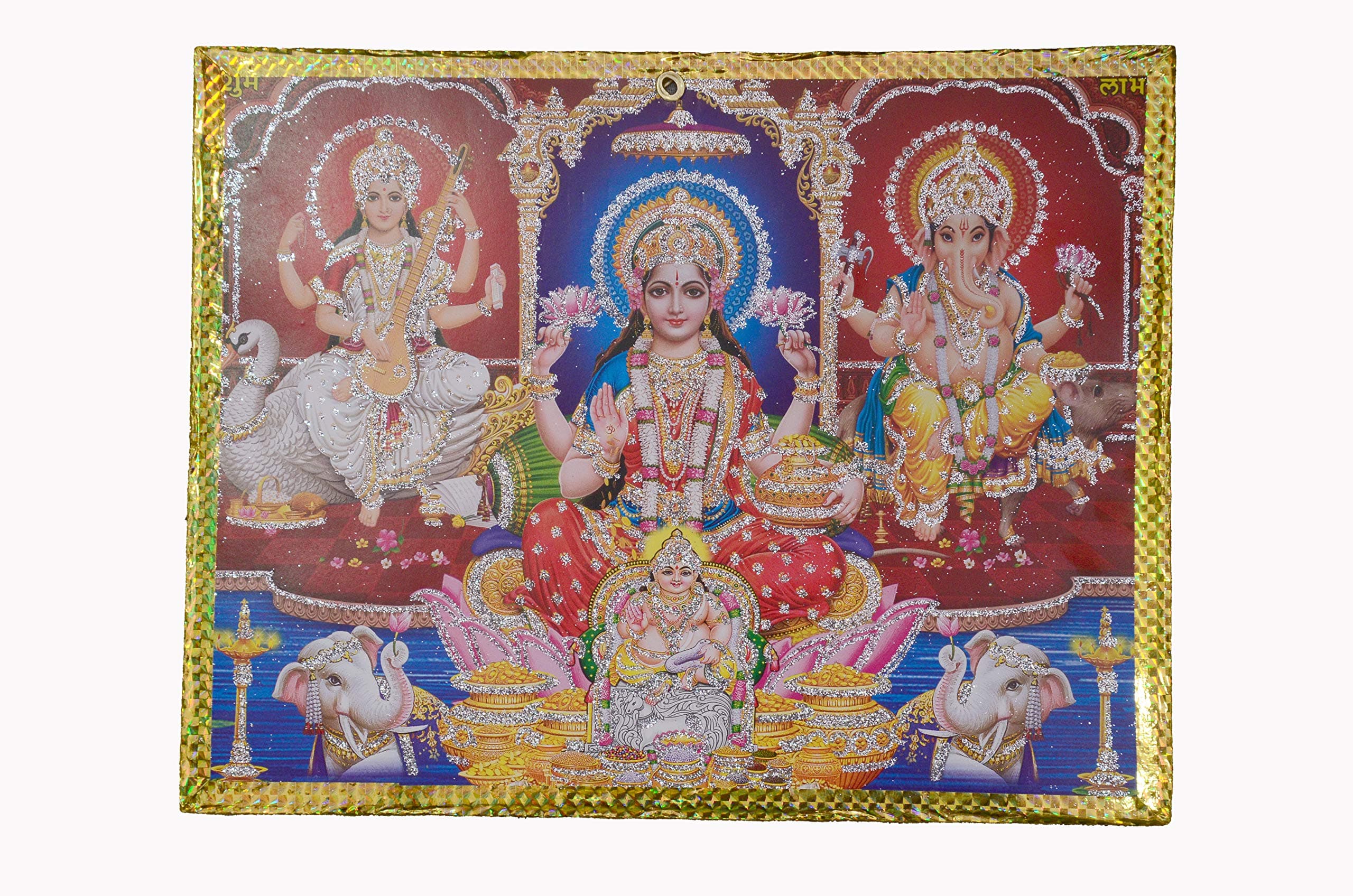 Laxmi Ganesh Photo for Deepwali Pooja,God Images for Diwali