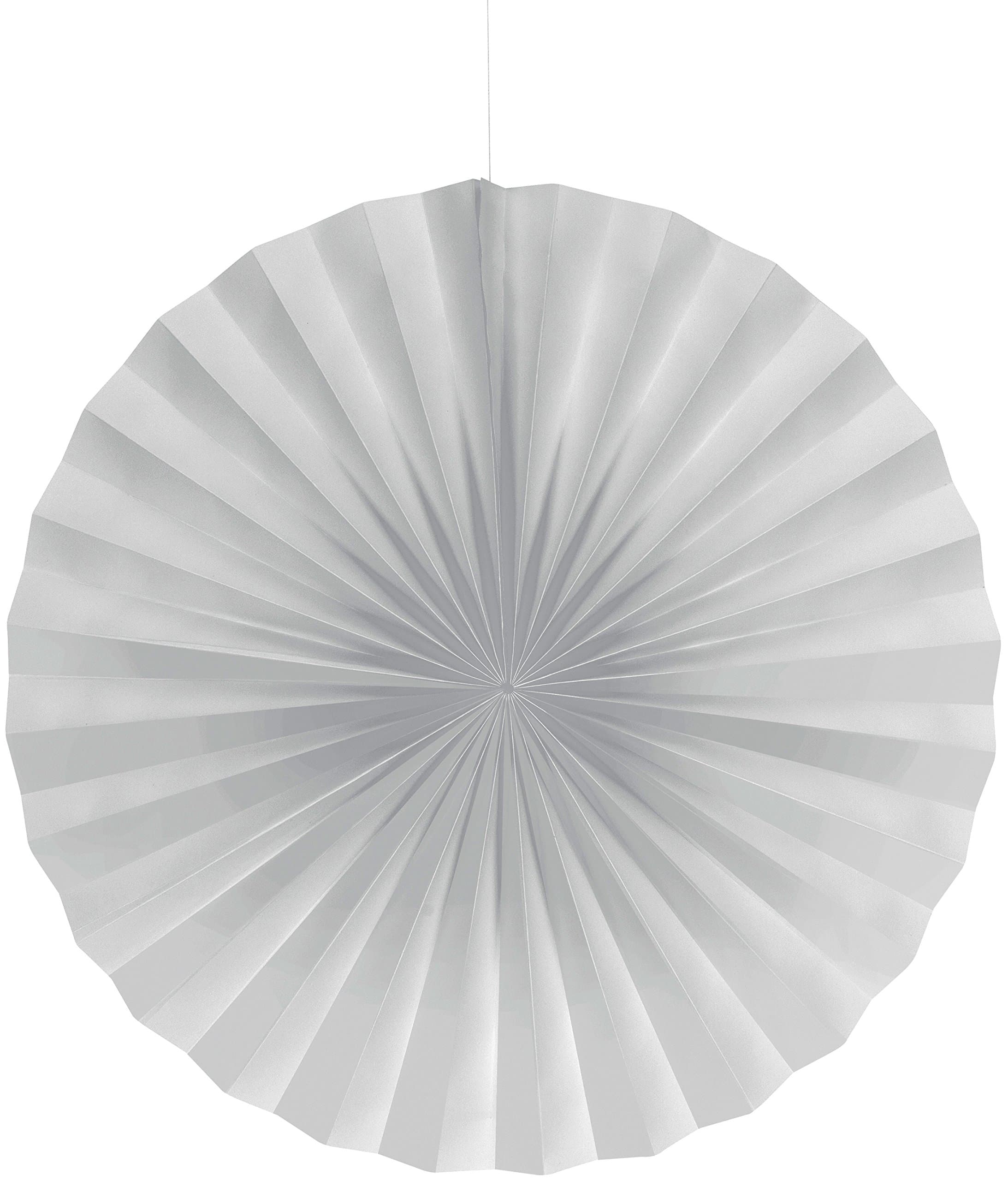 Creative Converting Paper Fan, 16", White