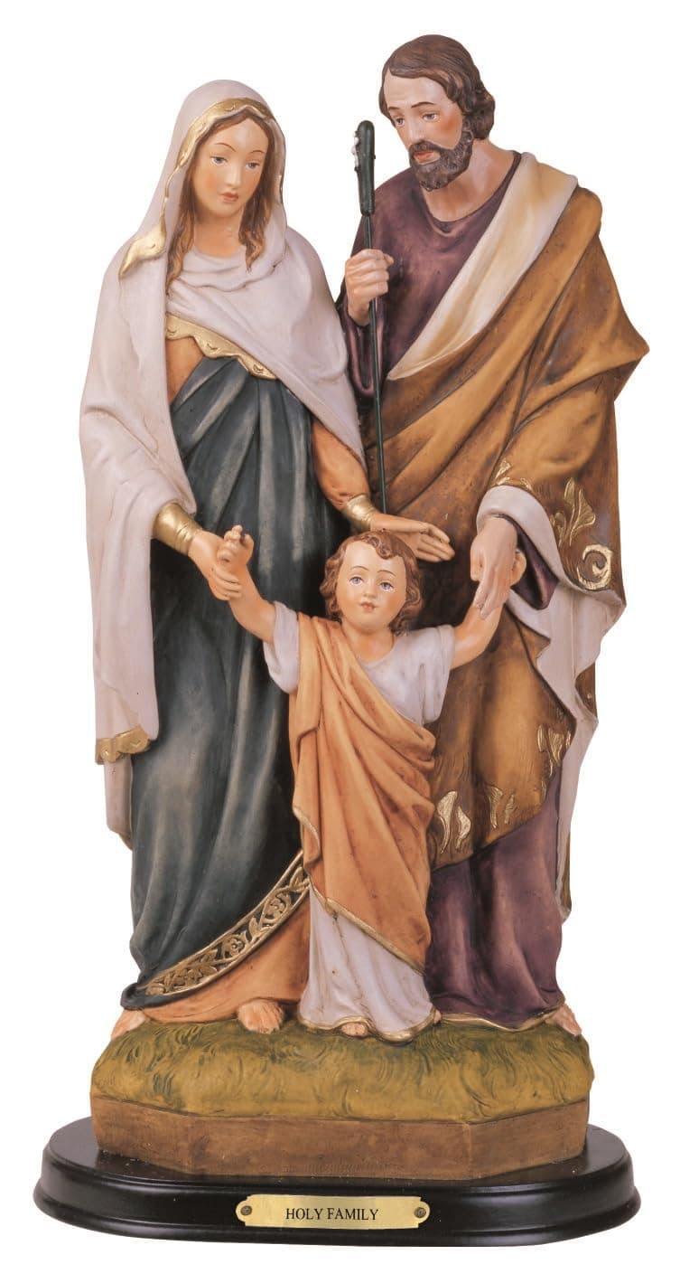 StealStreet George S. Chen Imports SS-G-212.07 Holy Family Jesus Mary Joseph Religious Figurine Decoration, 12"