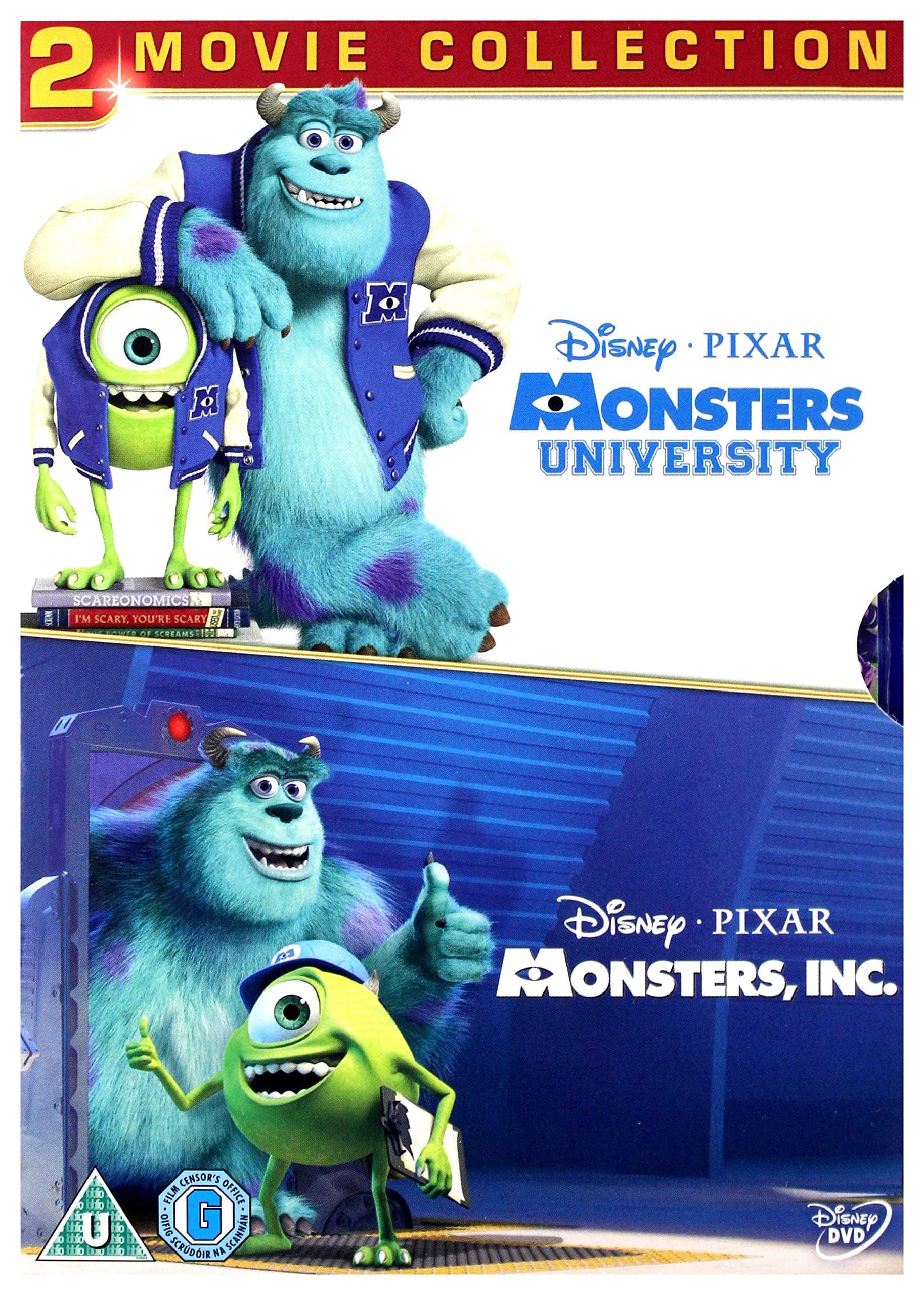 MONSTERS UNI/ INC DOUBLEPACK