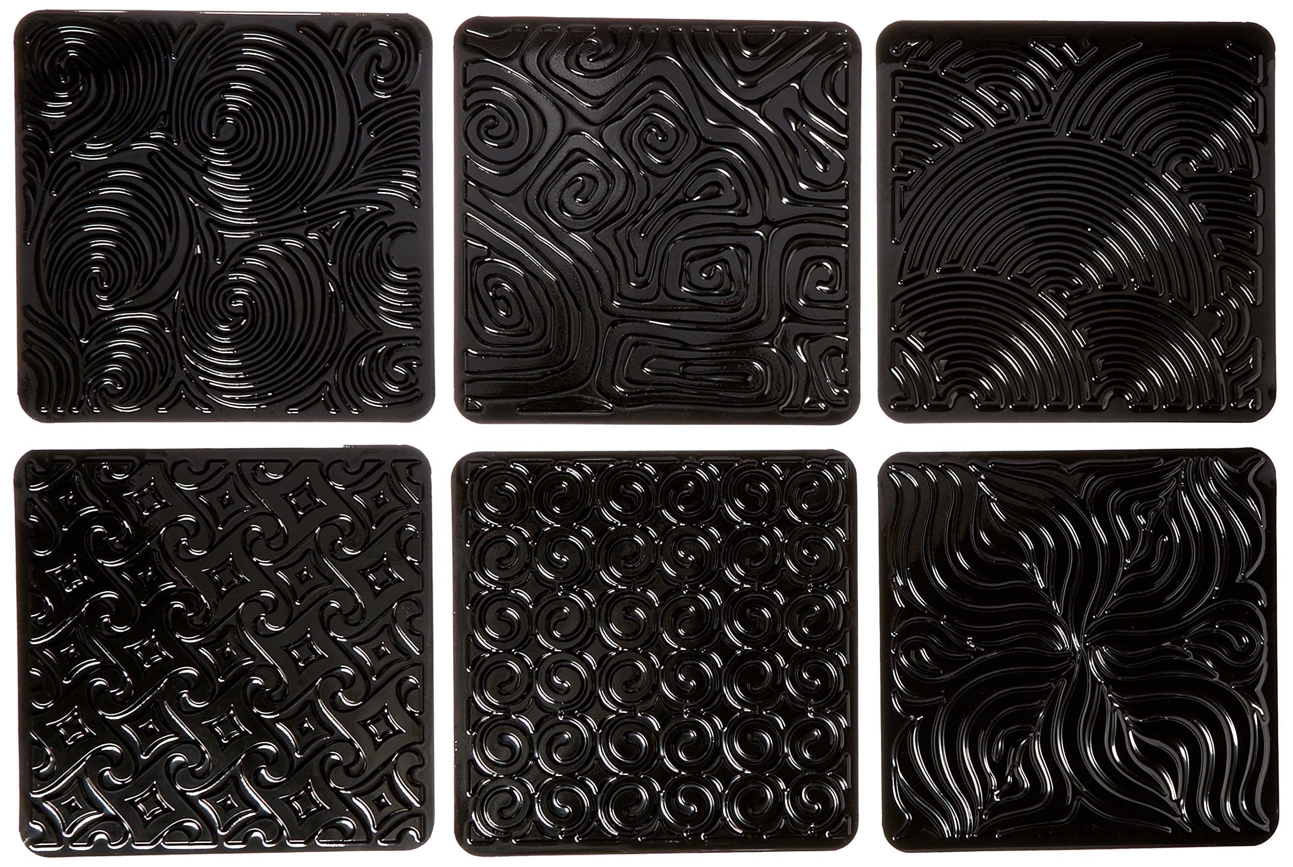 Cedar Canyon Jack Richeson Artist's Paint Sticks Rubbing Plates, 6-Pack