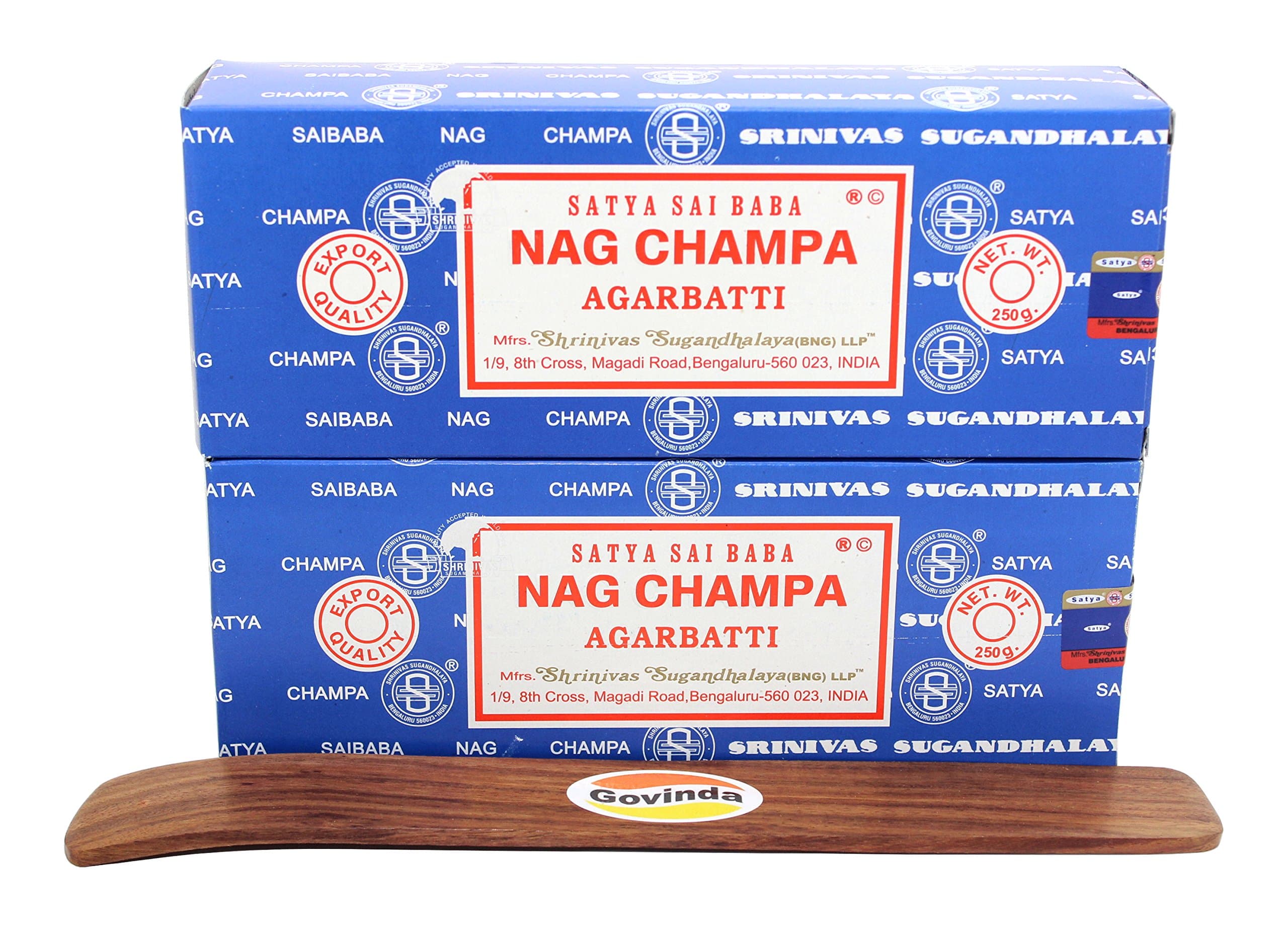 Bangalore (BNG) Nag Champa Argarbatti 500 Grams with Incense Holder