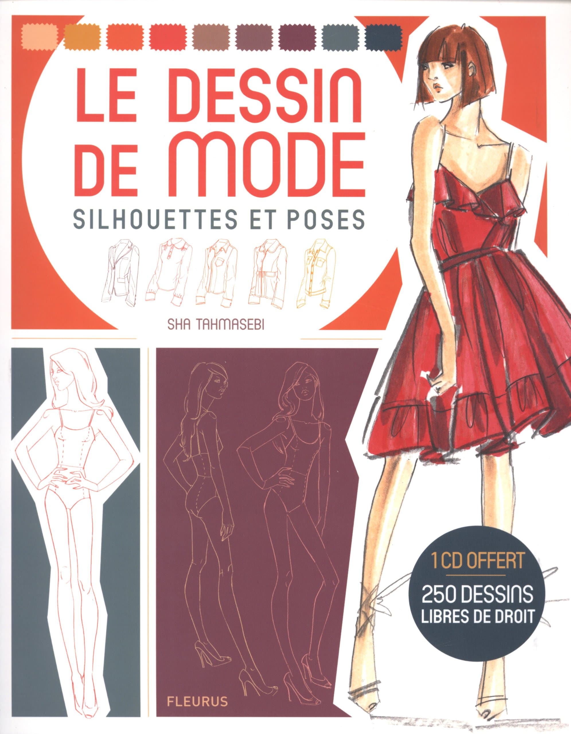 DESSINS DE MODE : MANNEQUINS ET POSES: Silhouettes et poses