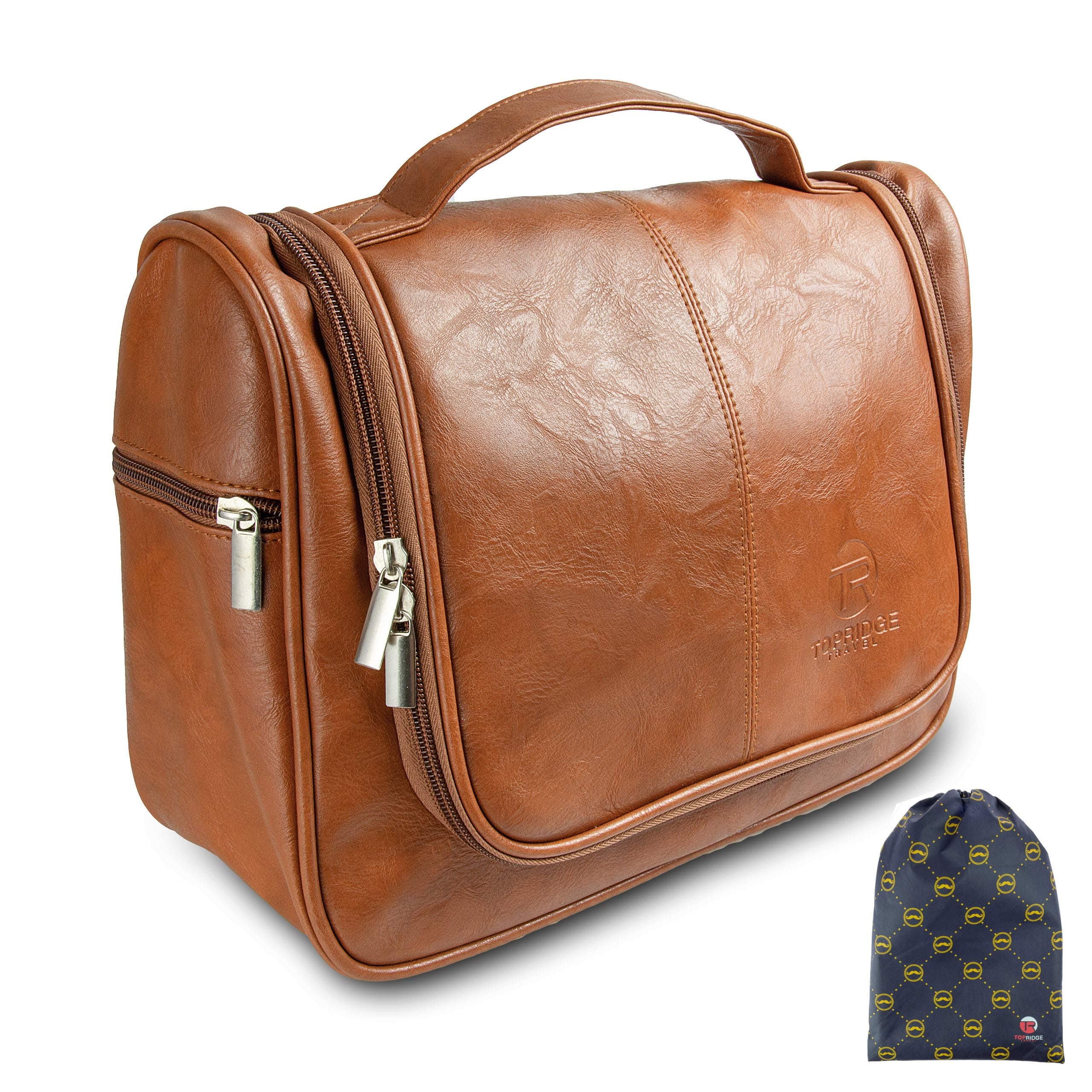 Hanging Toiletry Organiser | Large Wash Bag with Hook | Multiple Compartments | Cosmetic Organiser for Men & Women