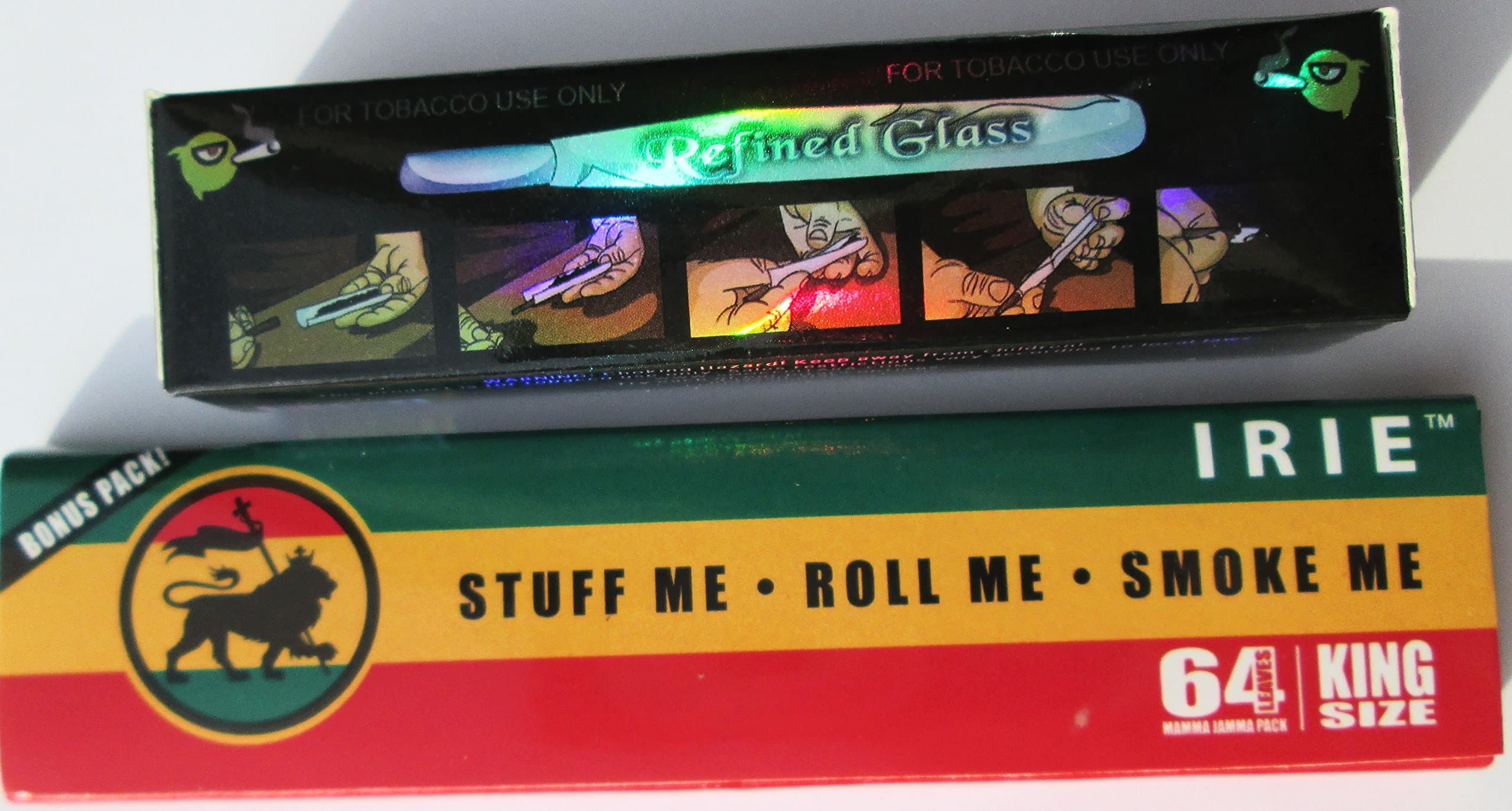 Irie King Size Rolling Papers & Glass Filter Kit - Combo