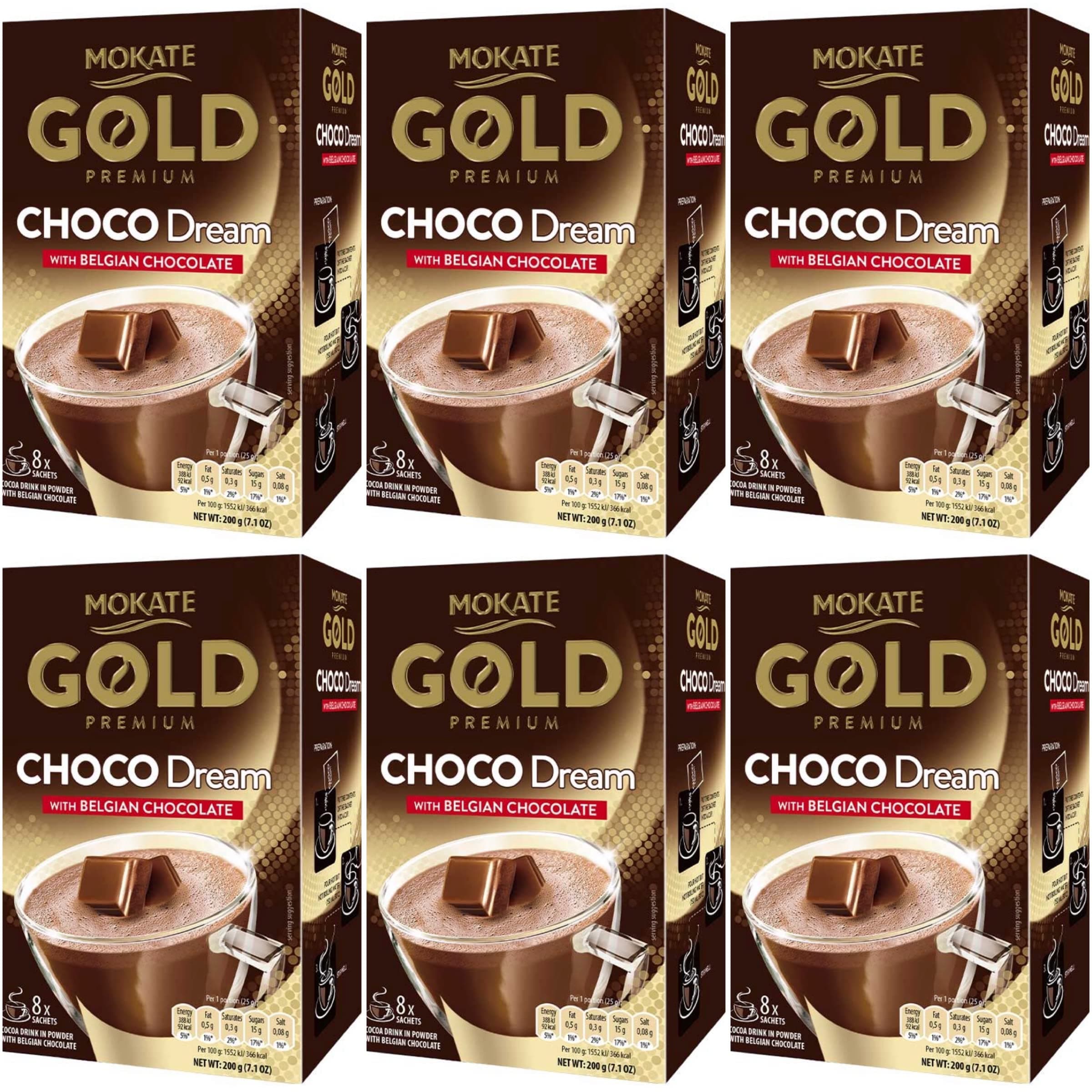 Mokate Gold Premium Choco Dream with Belgian Chocolate 6 boxes x 8 sachets