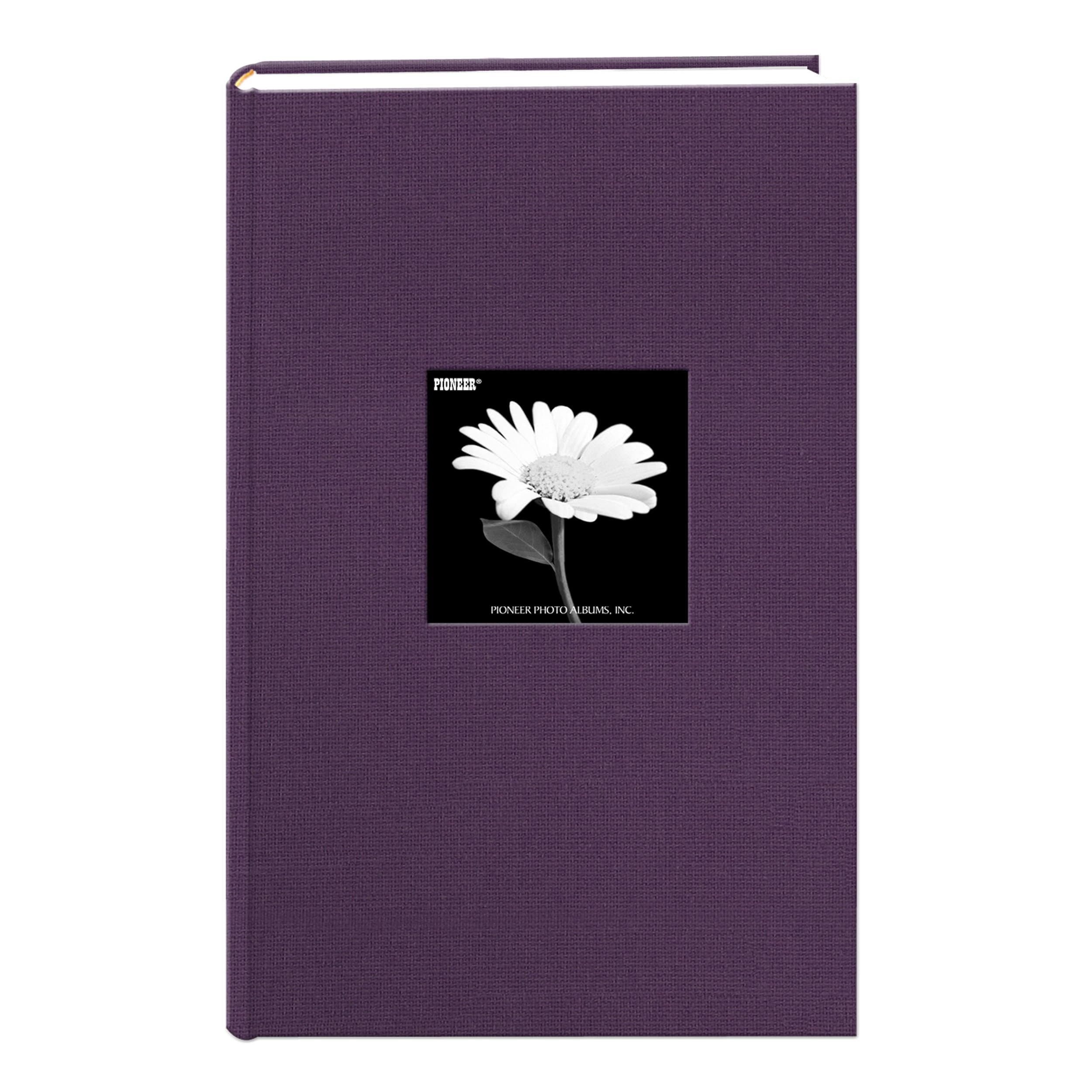Pioneer Photo Albums Fabric Frame Cover 300 Pockets Hold 4x6 s, Wildberry Purple