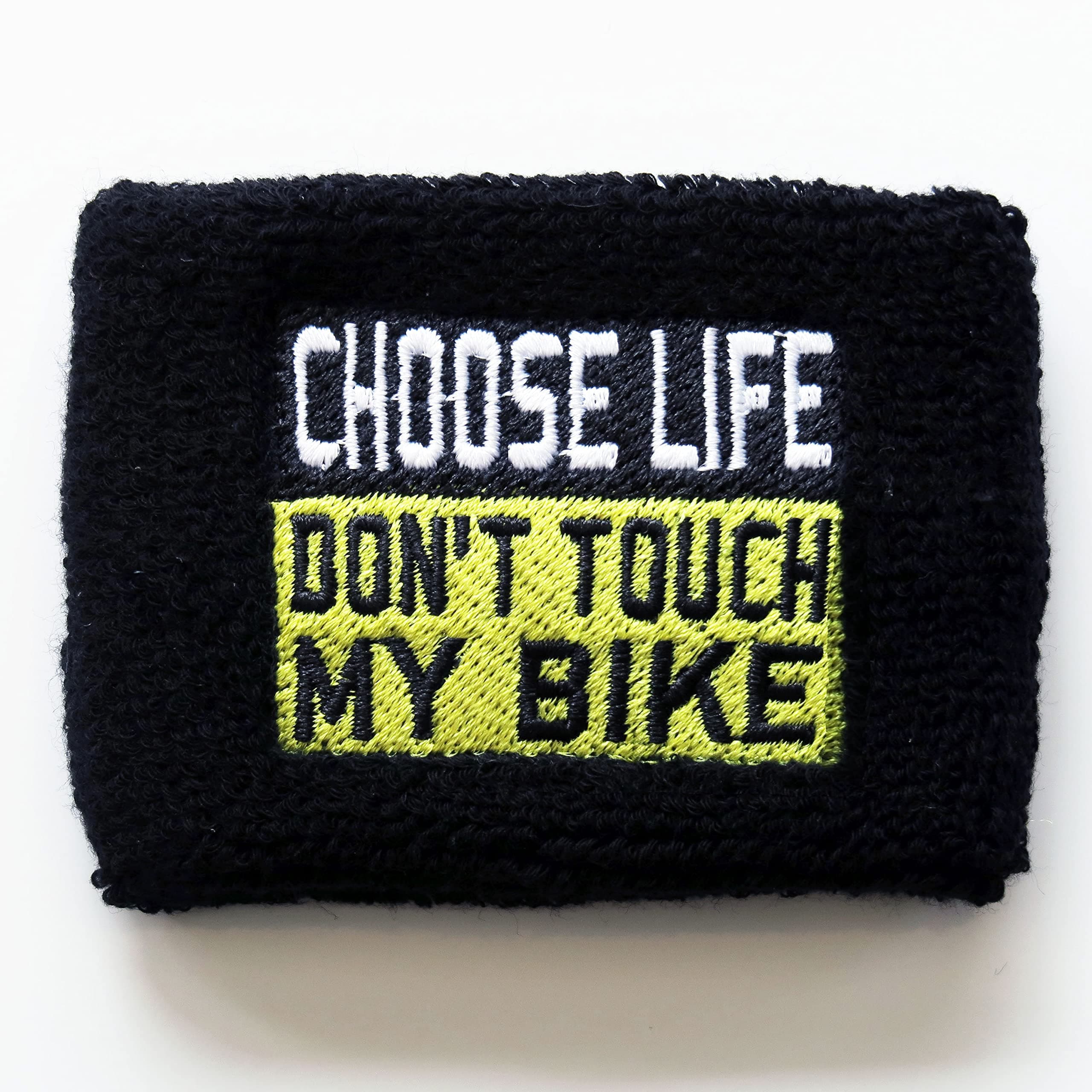 Choose Life Don't Touch My Bike Brake Reservoir Cover by Reservoir Socks for Motorcycles, Sportbikes